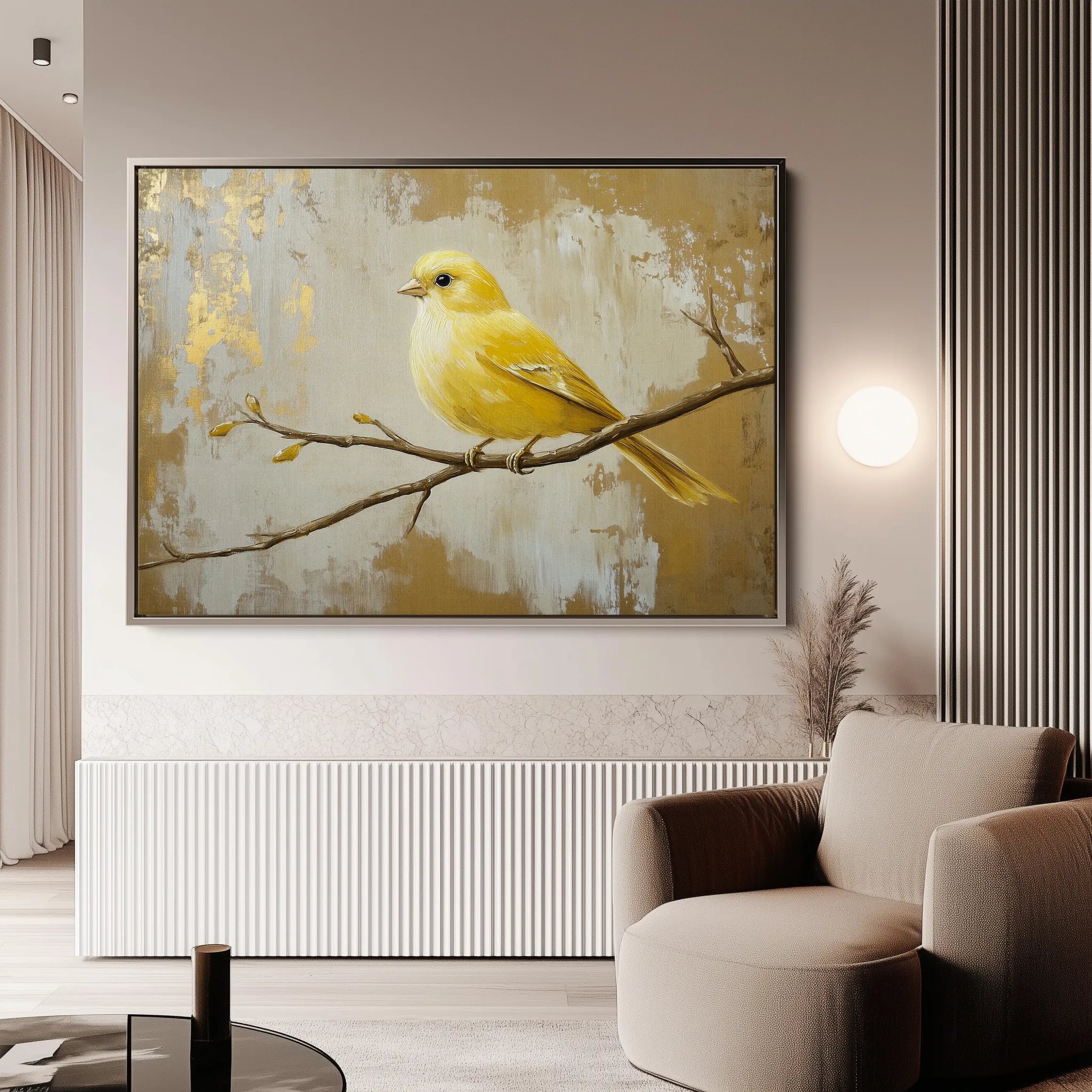 Animals 044 Canvas Art 60 x 40 cm / Black