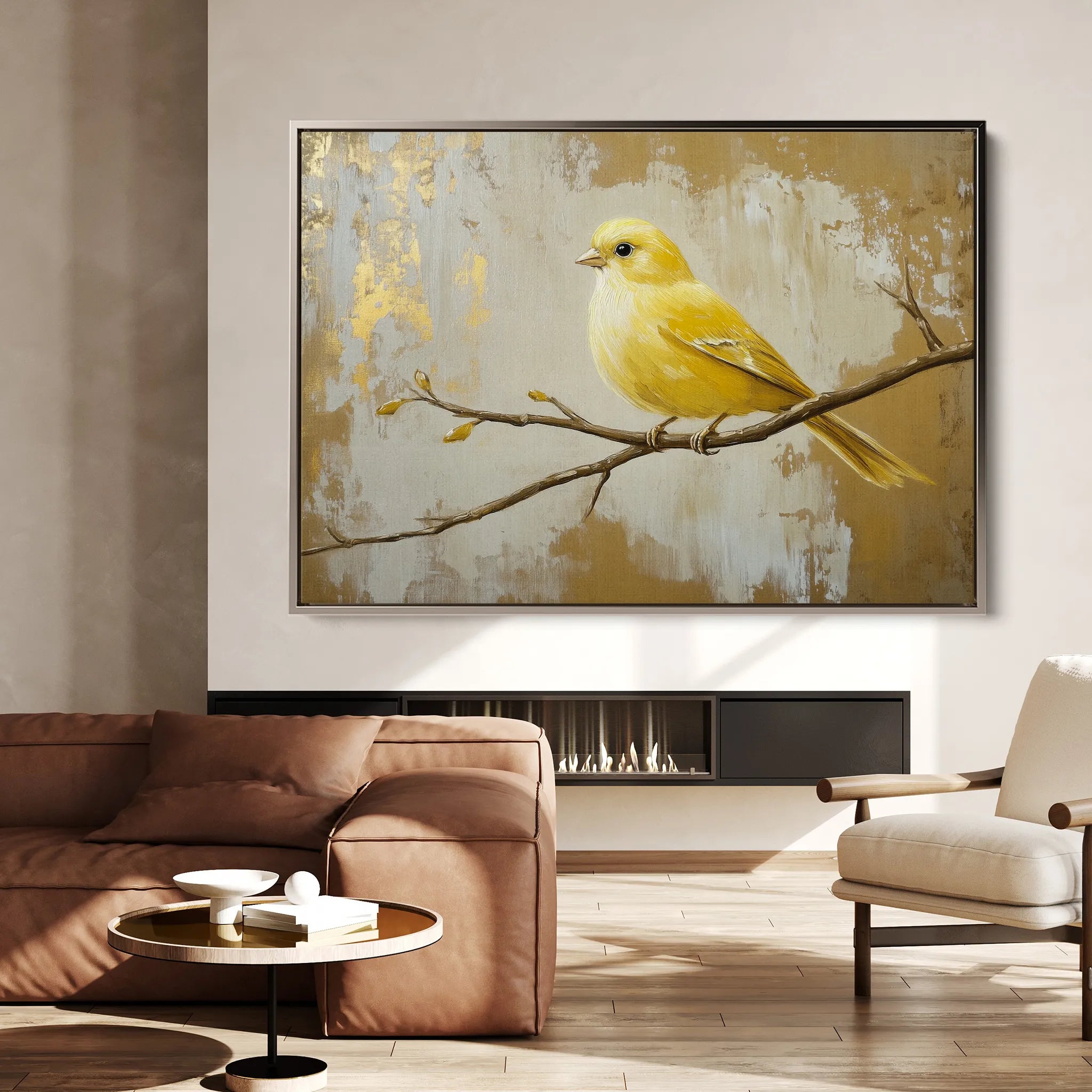 Animals 044 Canvas Art 60 x 40 cm / Black