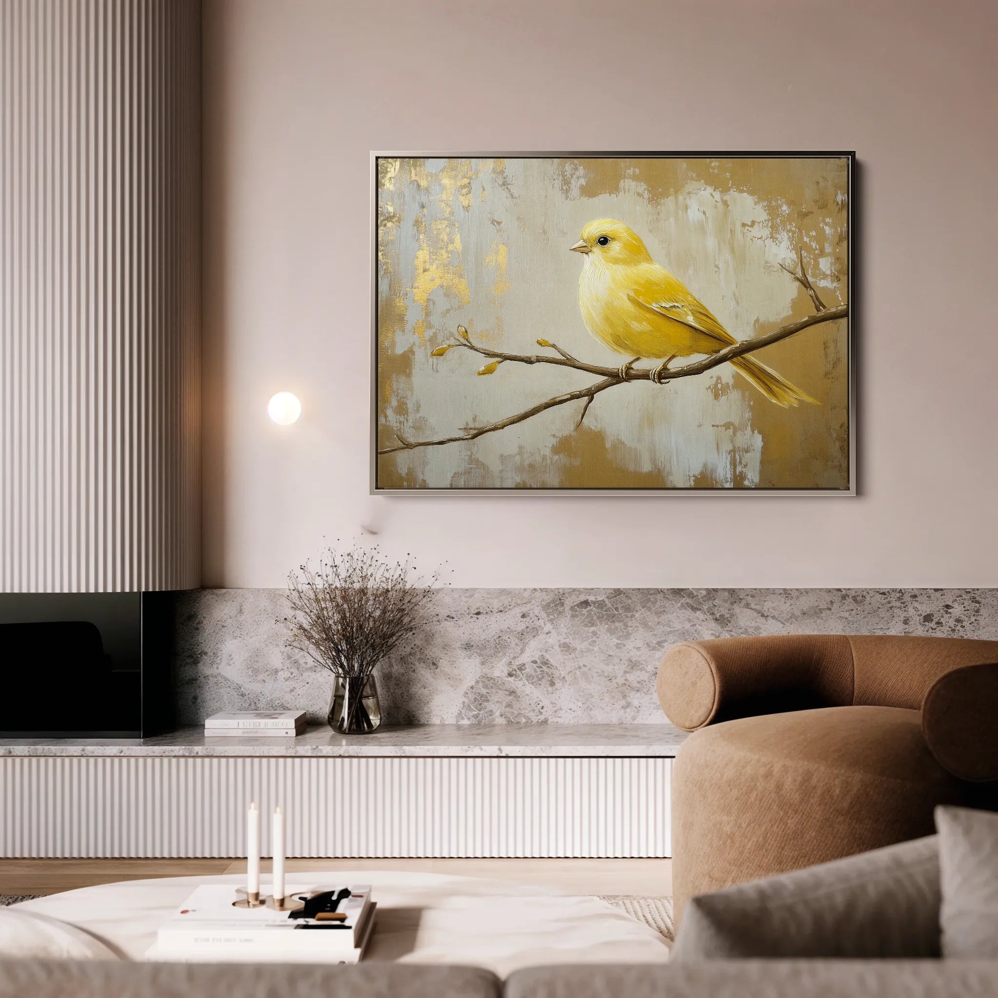 Animals 044 Canvas Art 60 x 40 cm / Black