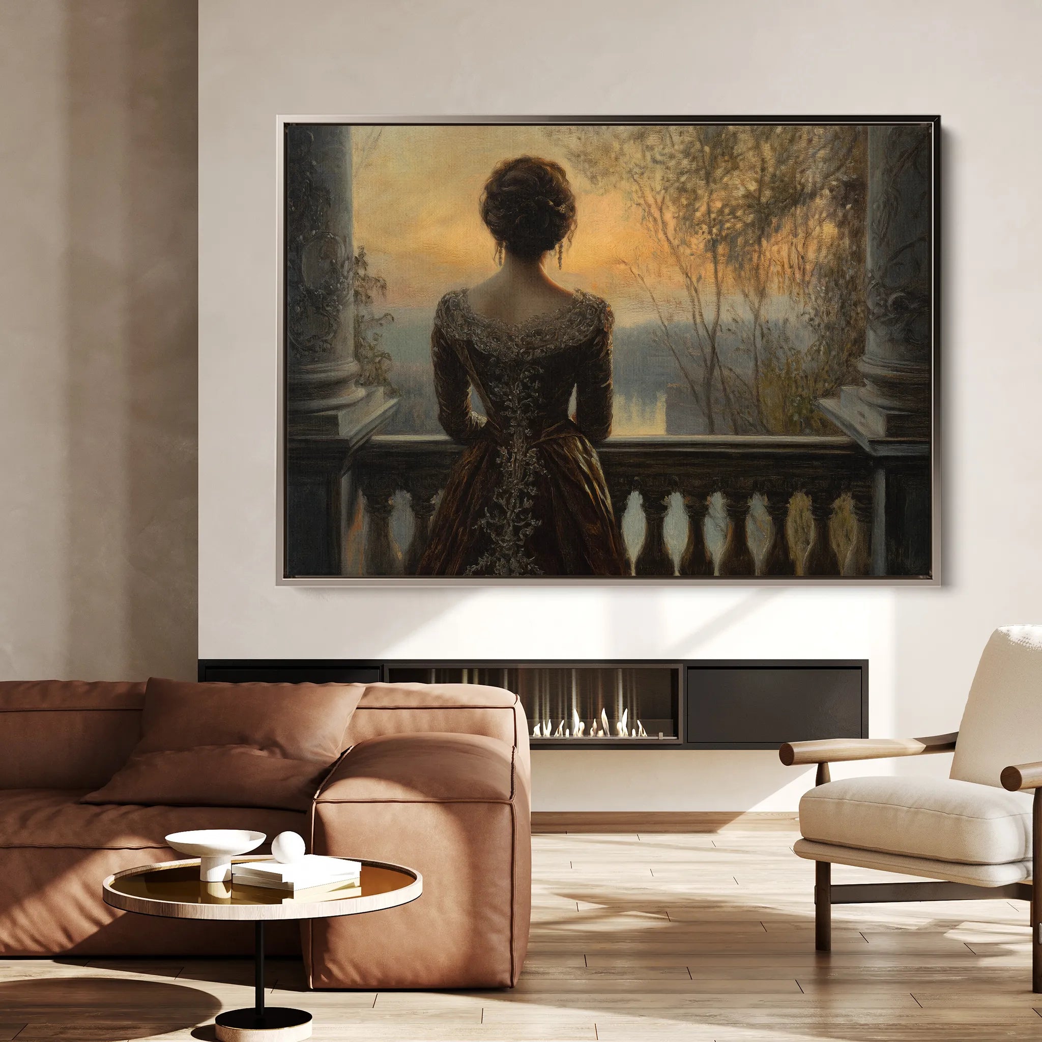 Classic 044 Canvas Art 60 x 40 cm / Black