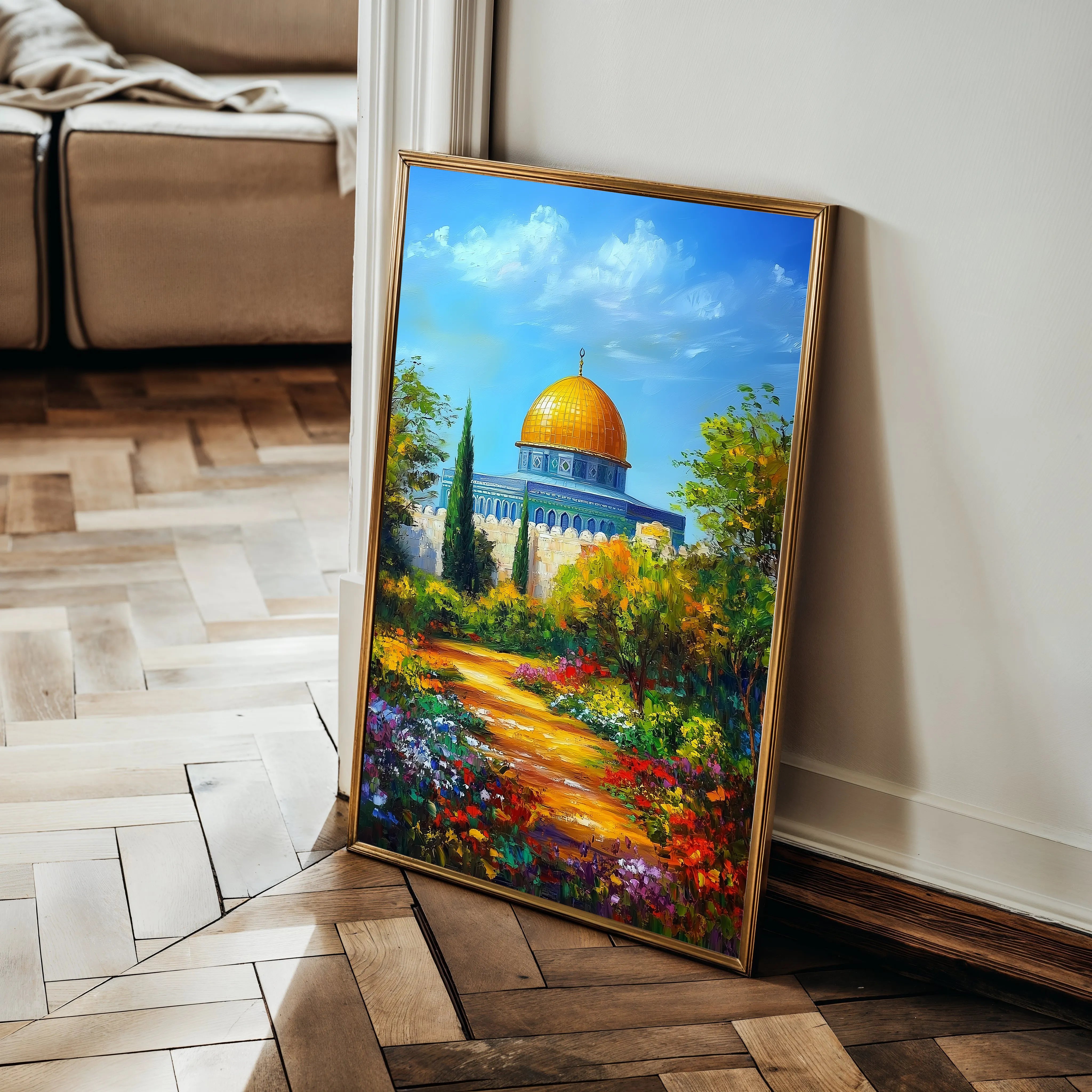 Palestine 044 Canvas Art 60 x 40 cm / Black