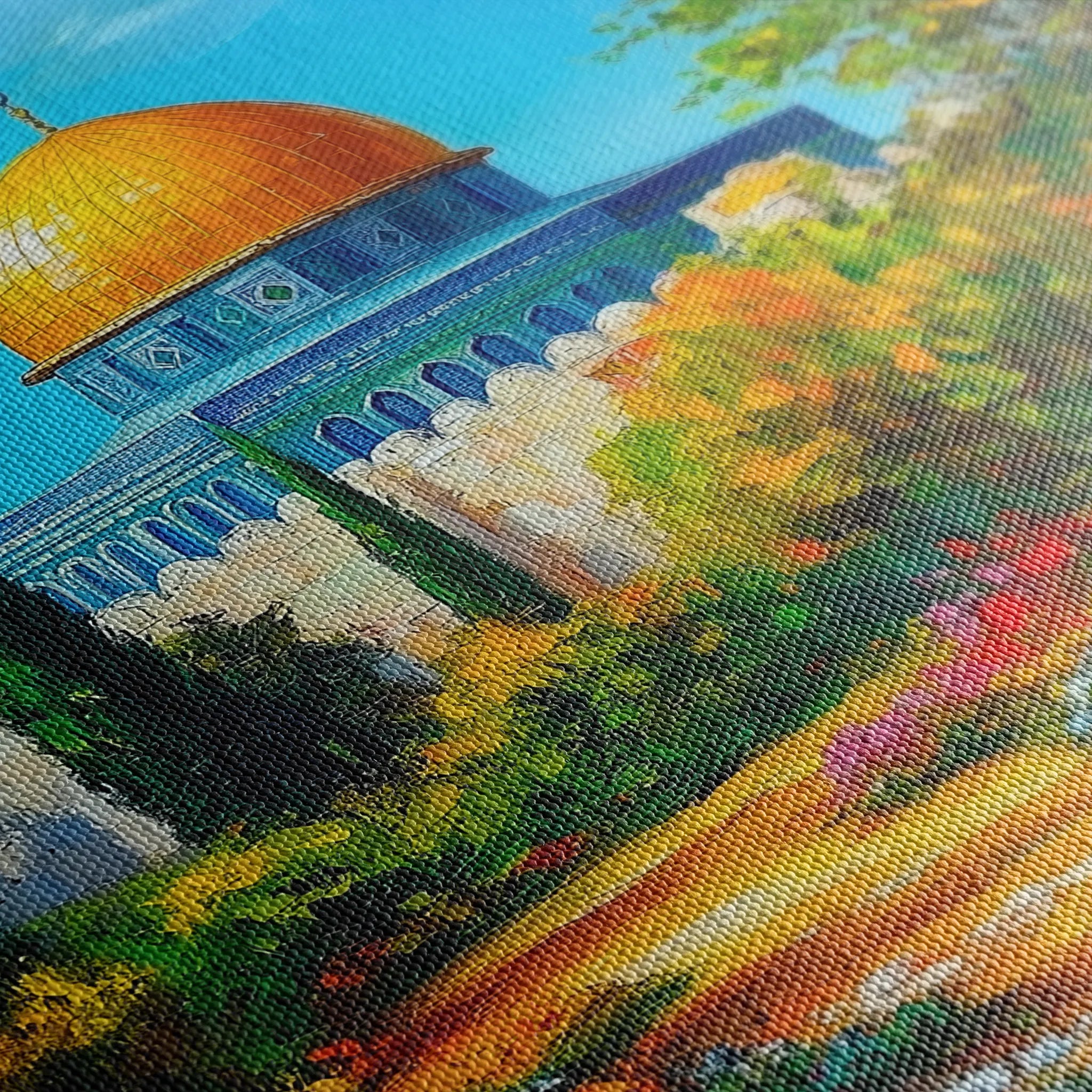 Palestine 044 Canvas Art 60 x 40 cm / Black