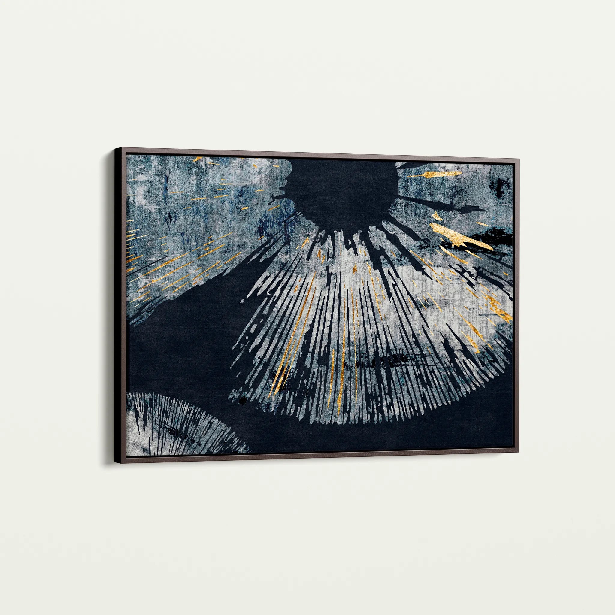 Abstract 045 Canvas Art 60 x 40 cm / Black