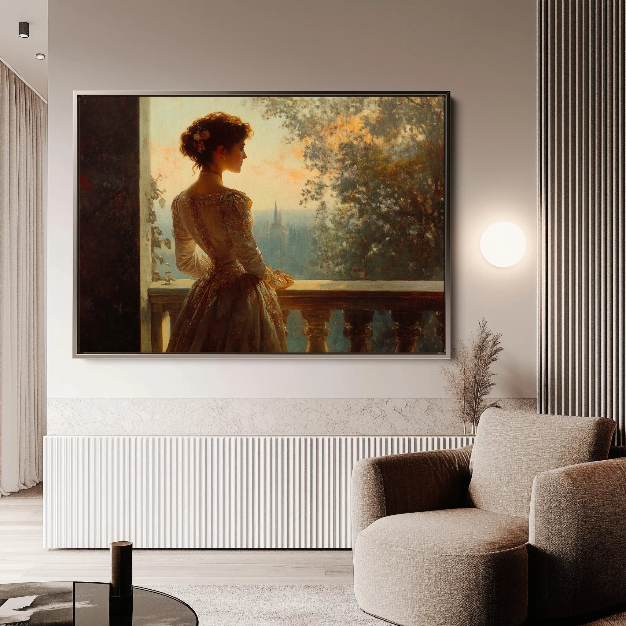 Classic 045 Canvas Art 60 x 40 cm / Black
