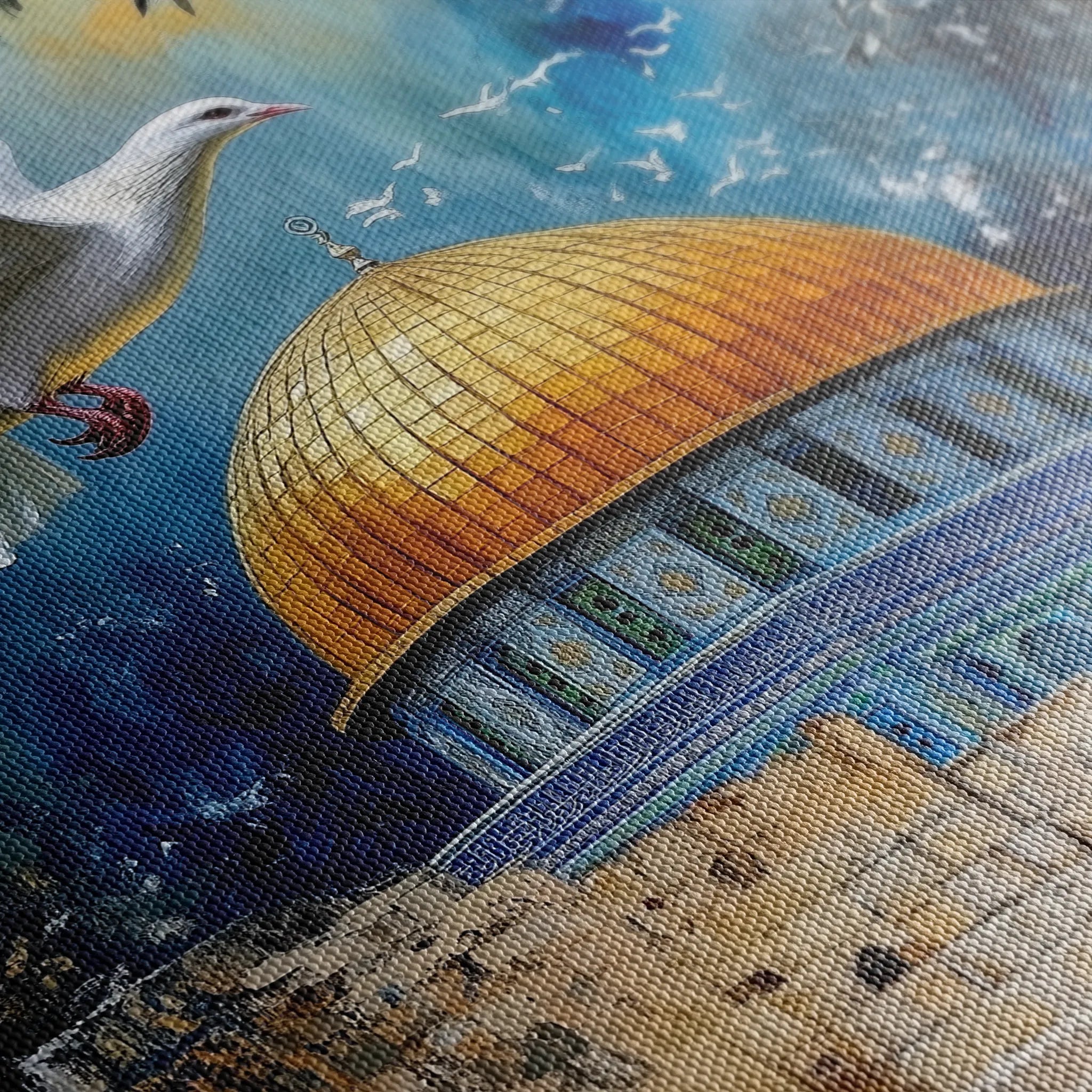 Palestine 045 Canvas Art 60 x 40 cm / Black