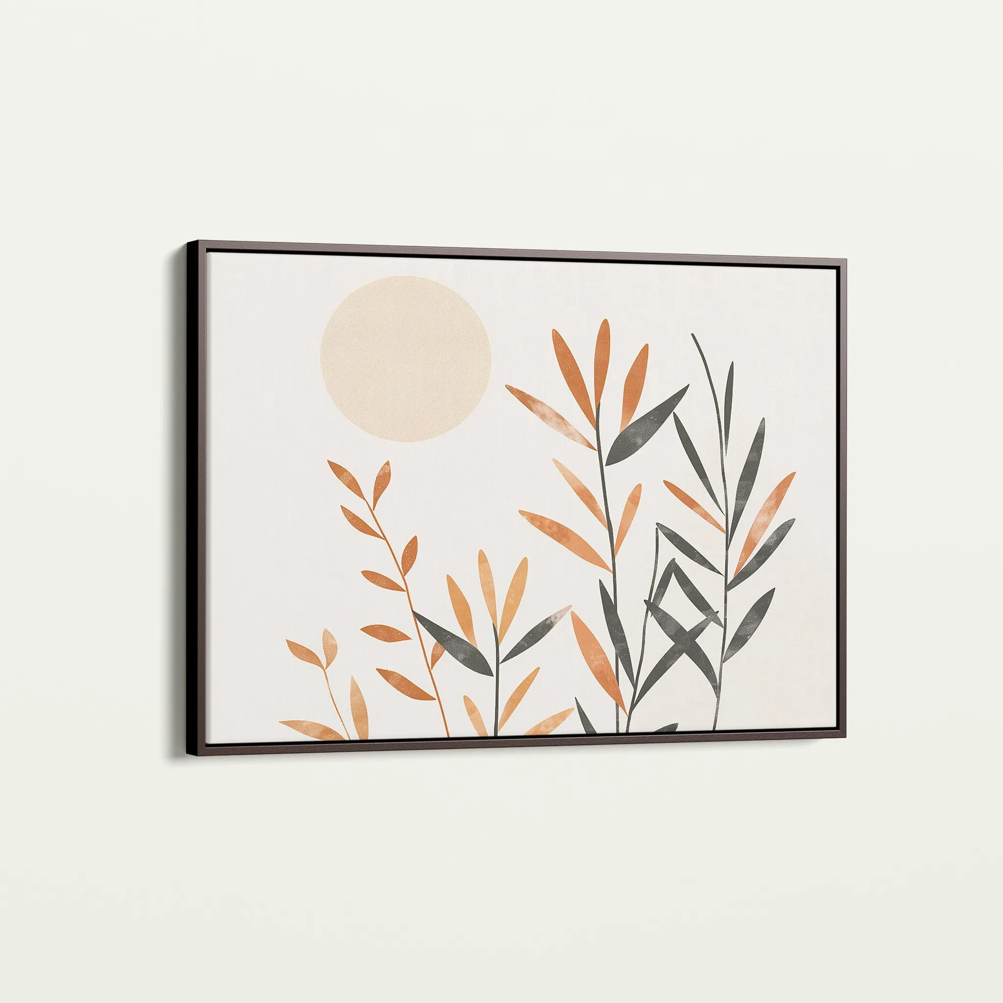 Boho 046 Canvas Art 60 x 40 cm / Black
