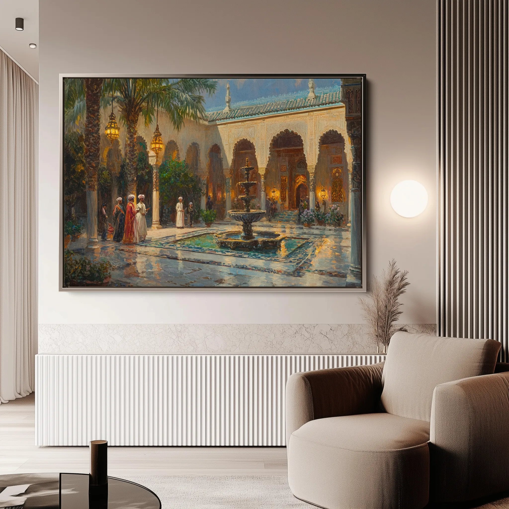Orientalist 046 Canvas Art 60 x 40 cm / Black