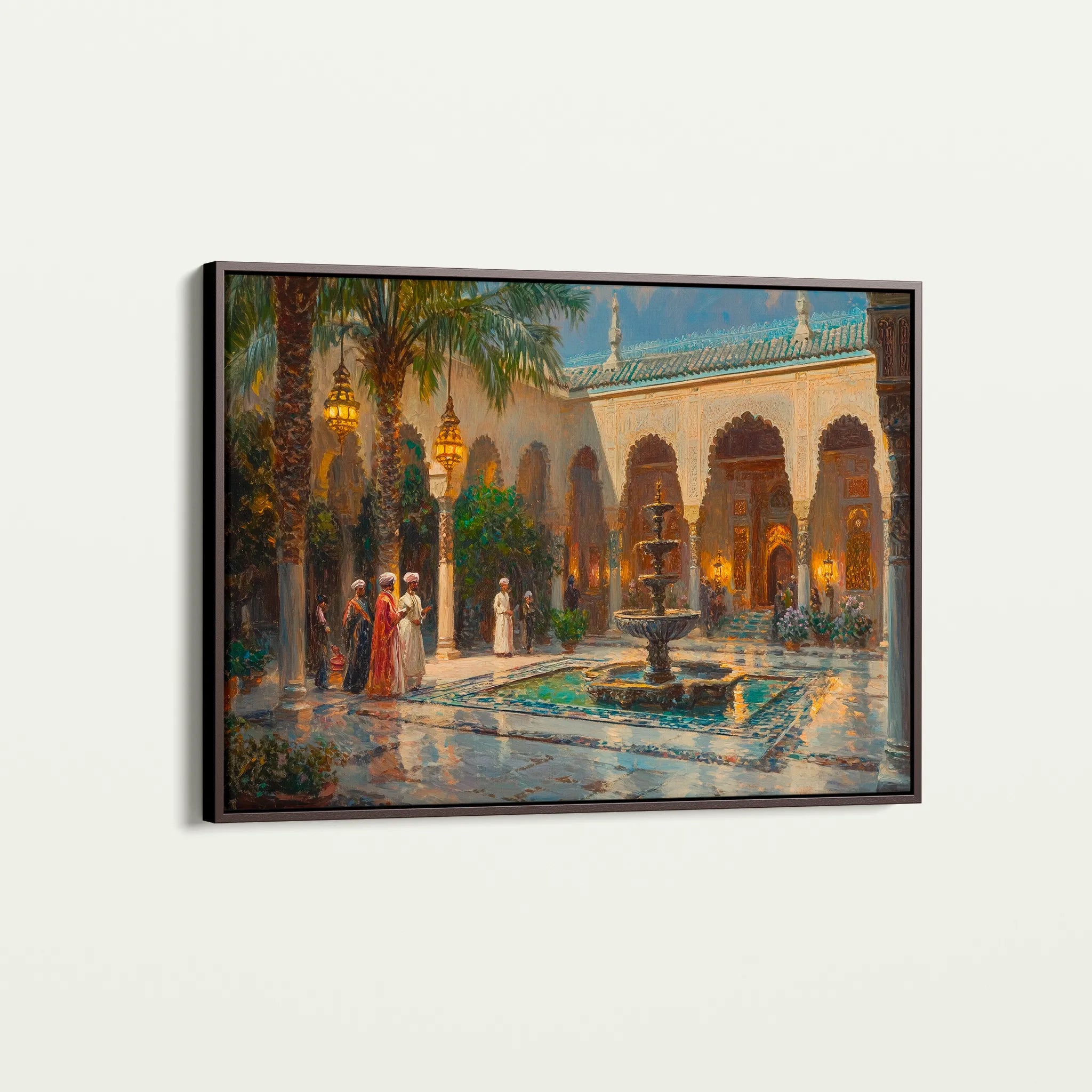 Orientalist 046 Canvas Art 60 x 40 cm / Black