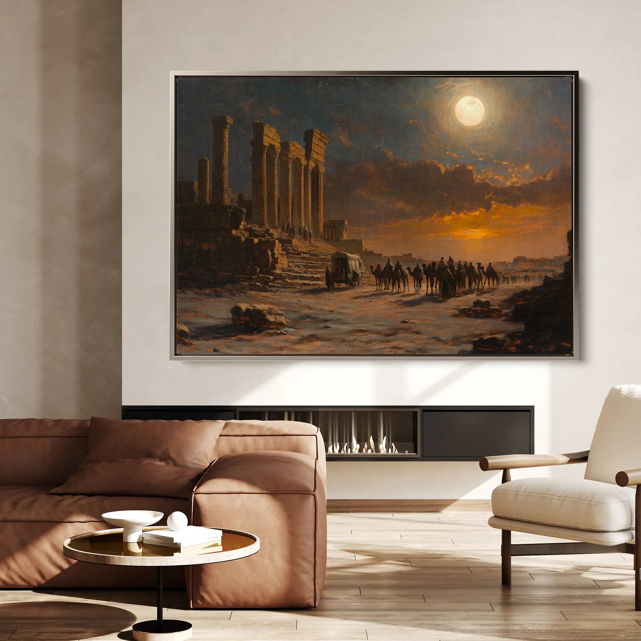 Orientalist 047 Canvas Art 60 x 40 cm / Black