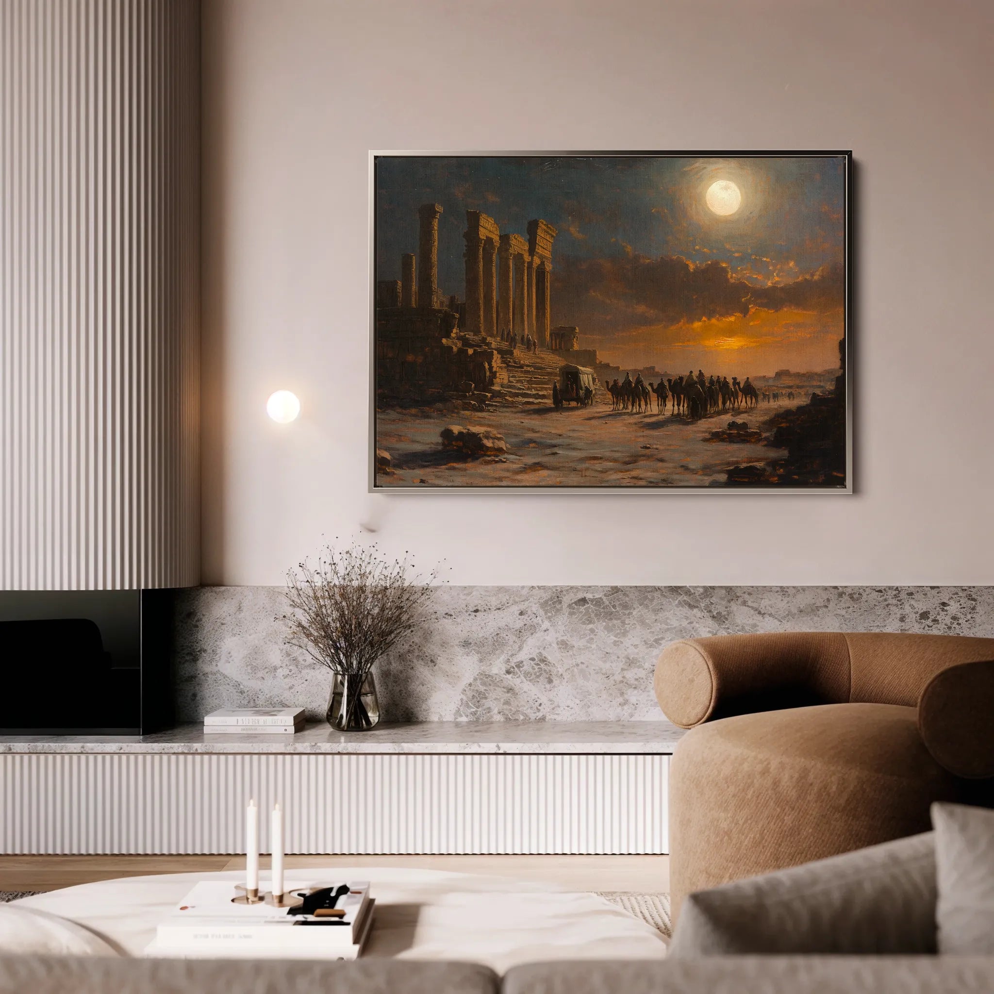 Orientalist 047 Canvas Art 60 x 40 cm / Black