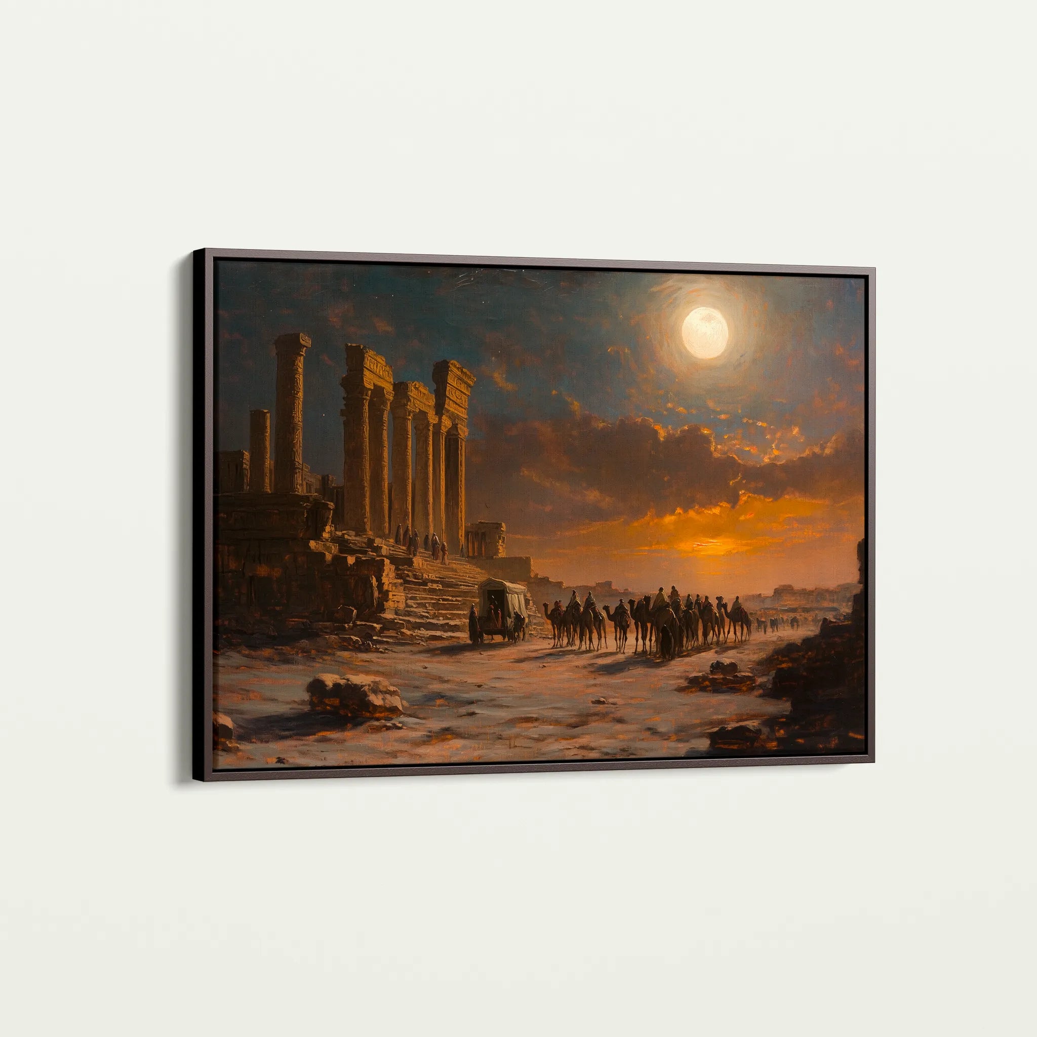 Orientalist 047 Canvas Art 60 x 40 cm / Black