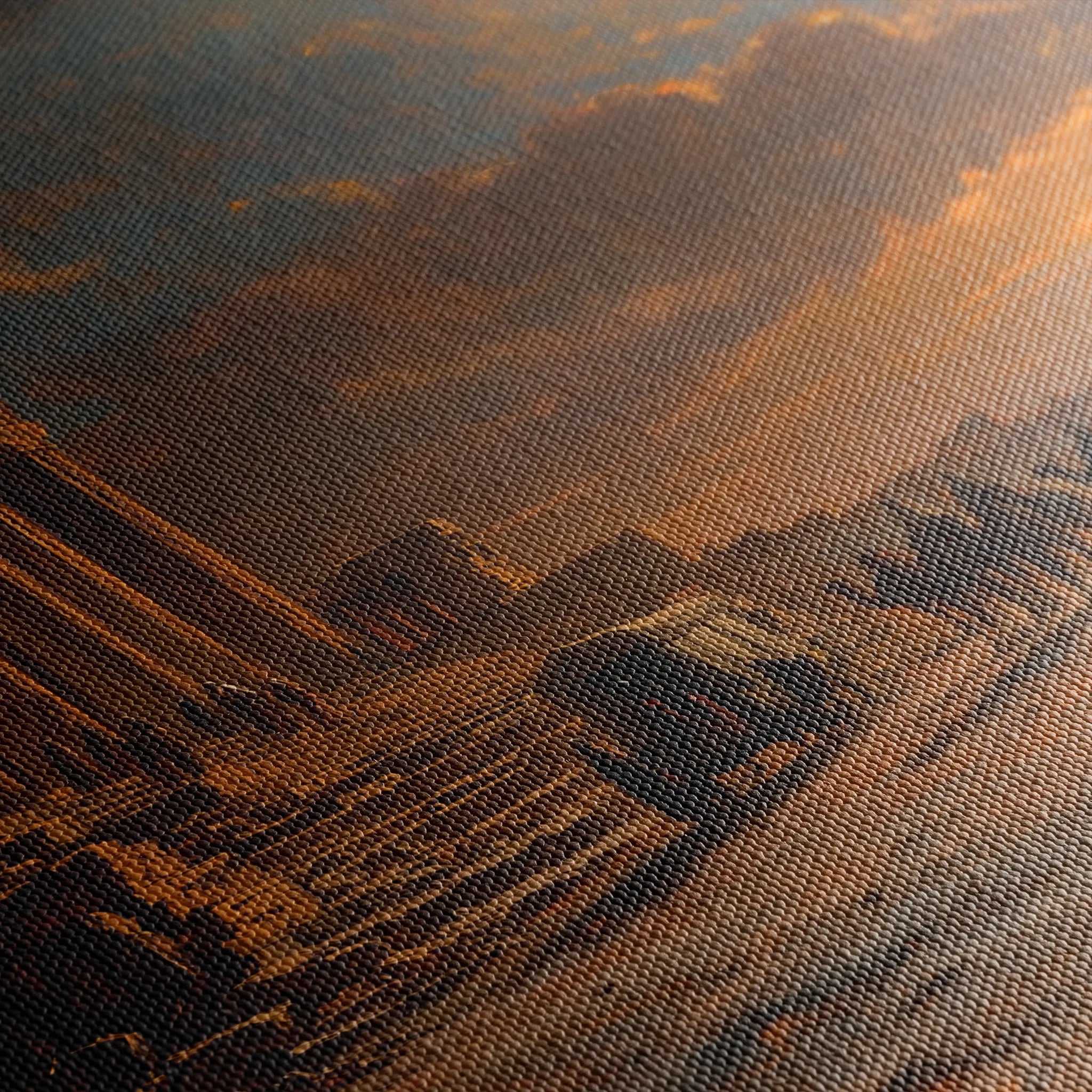 Orientalist 047 Canvas Art 60 x 40 cm / Black