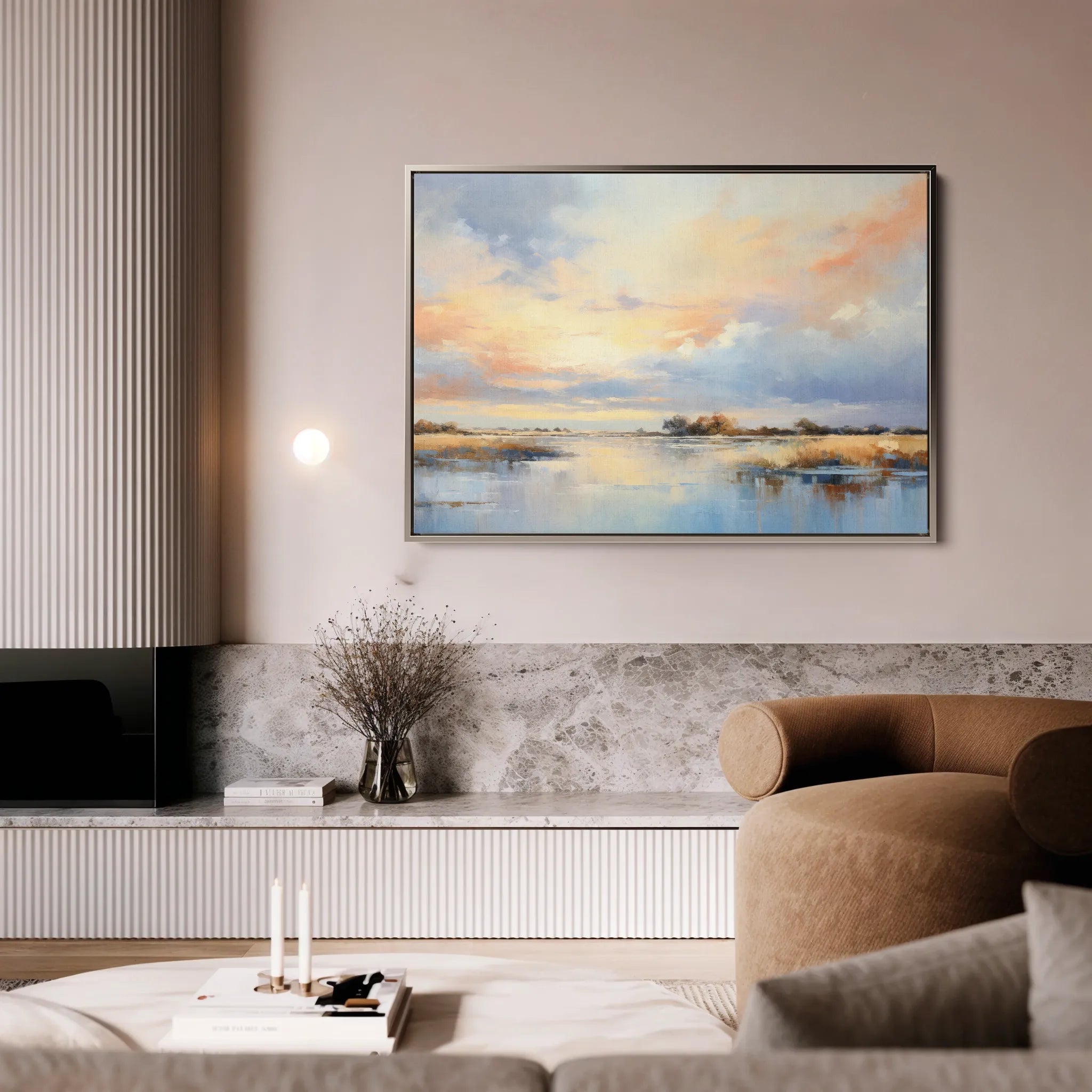 Abstract 048 Canvas Art 60 x 40 cm / Black