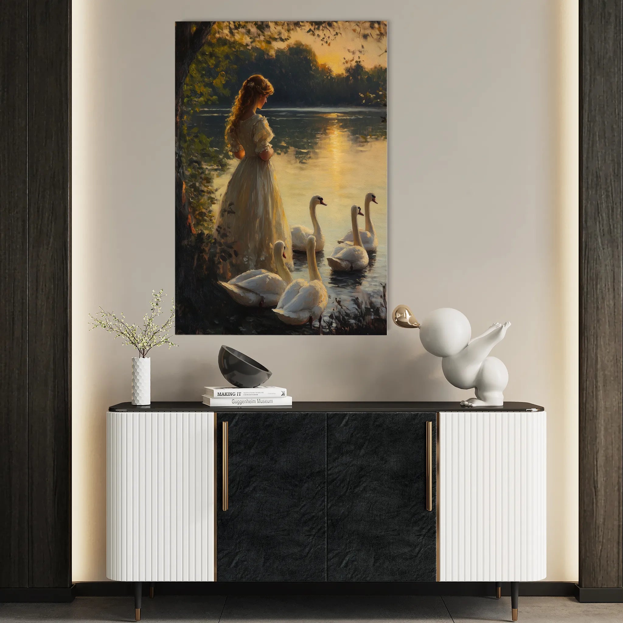 Classic 048 Canvas Art 60 x 40 cm / Black