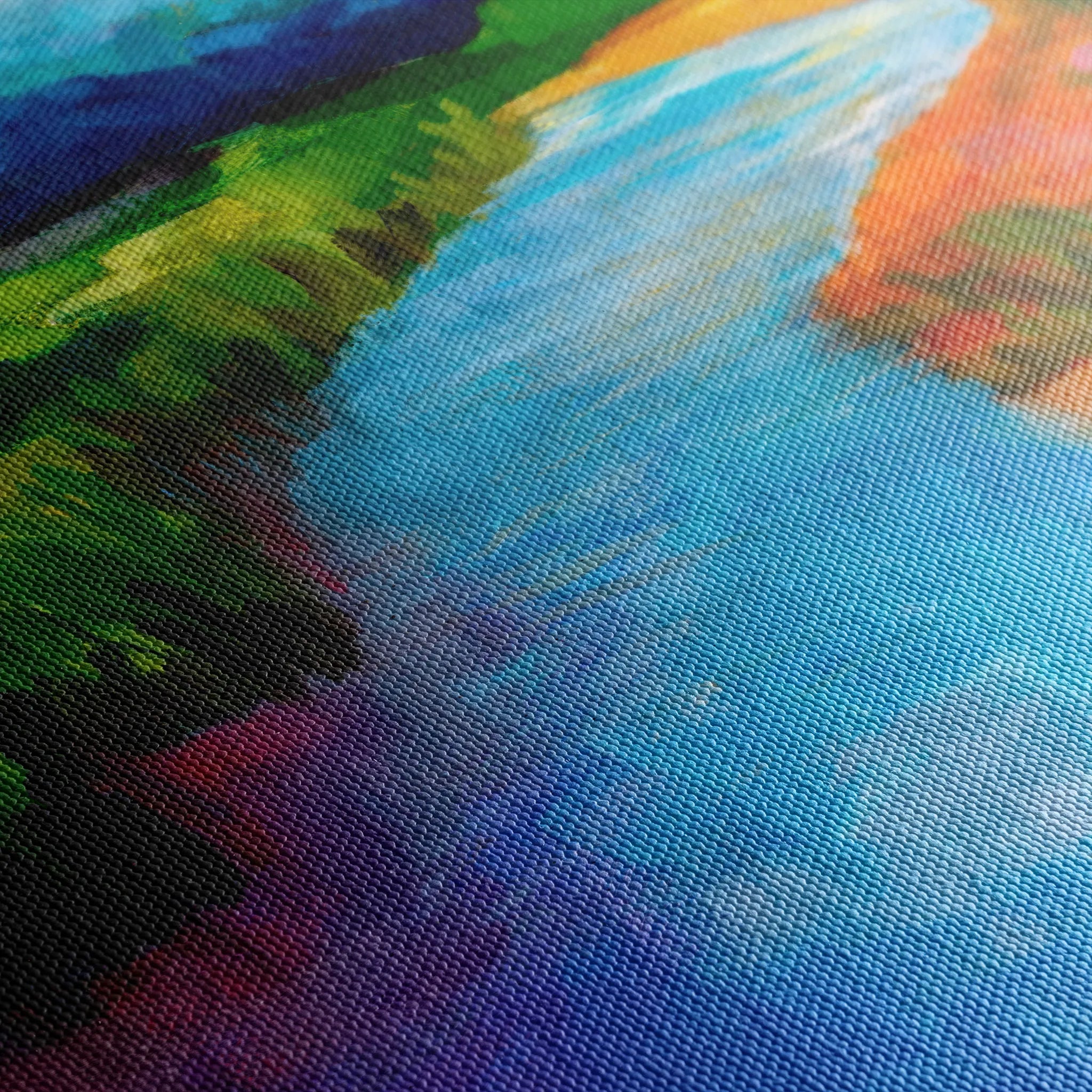 Landscape 048 Canvas Art 60 x 40 cm / Black