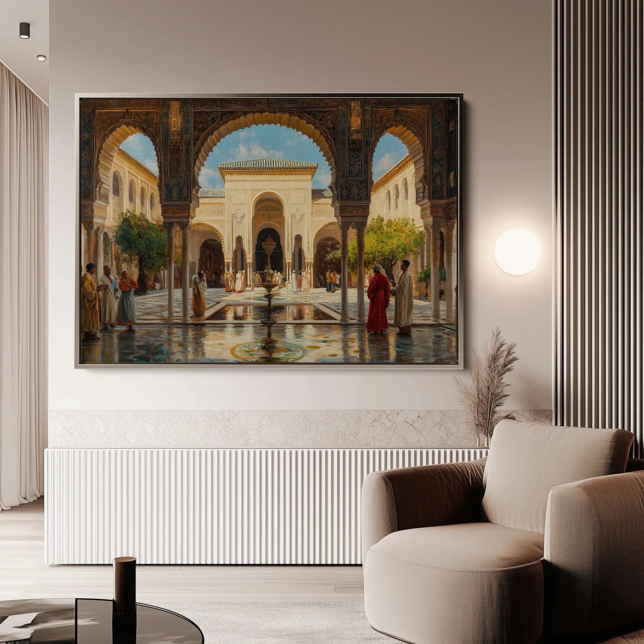 Orientalist 048 Canvas Art 60 x 40 cm / Black