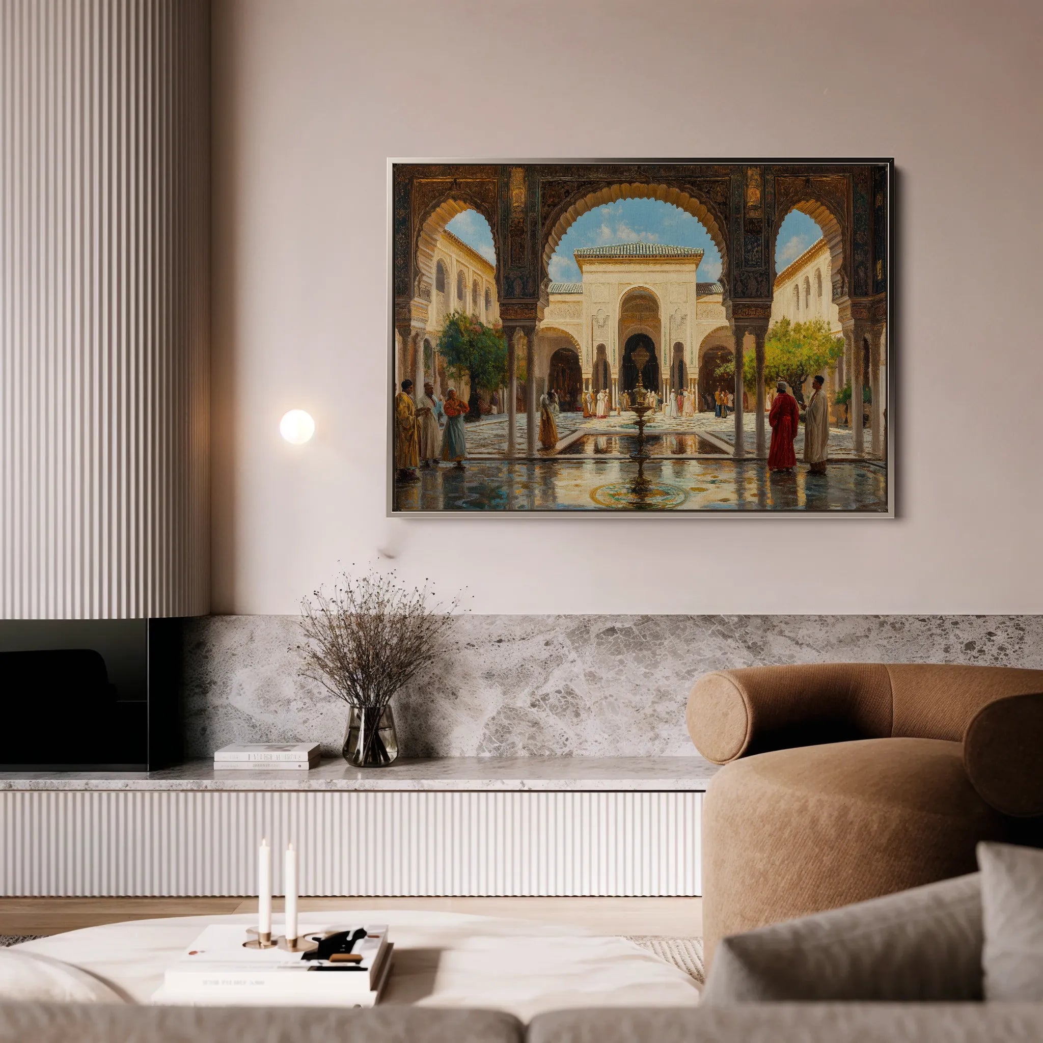 Orientalist 048 Canvas Art 60 x 40 cm / Black