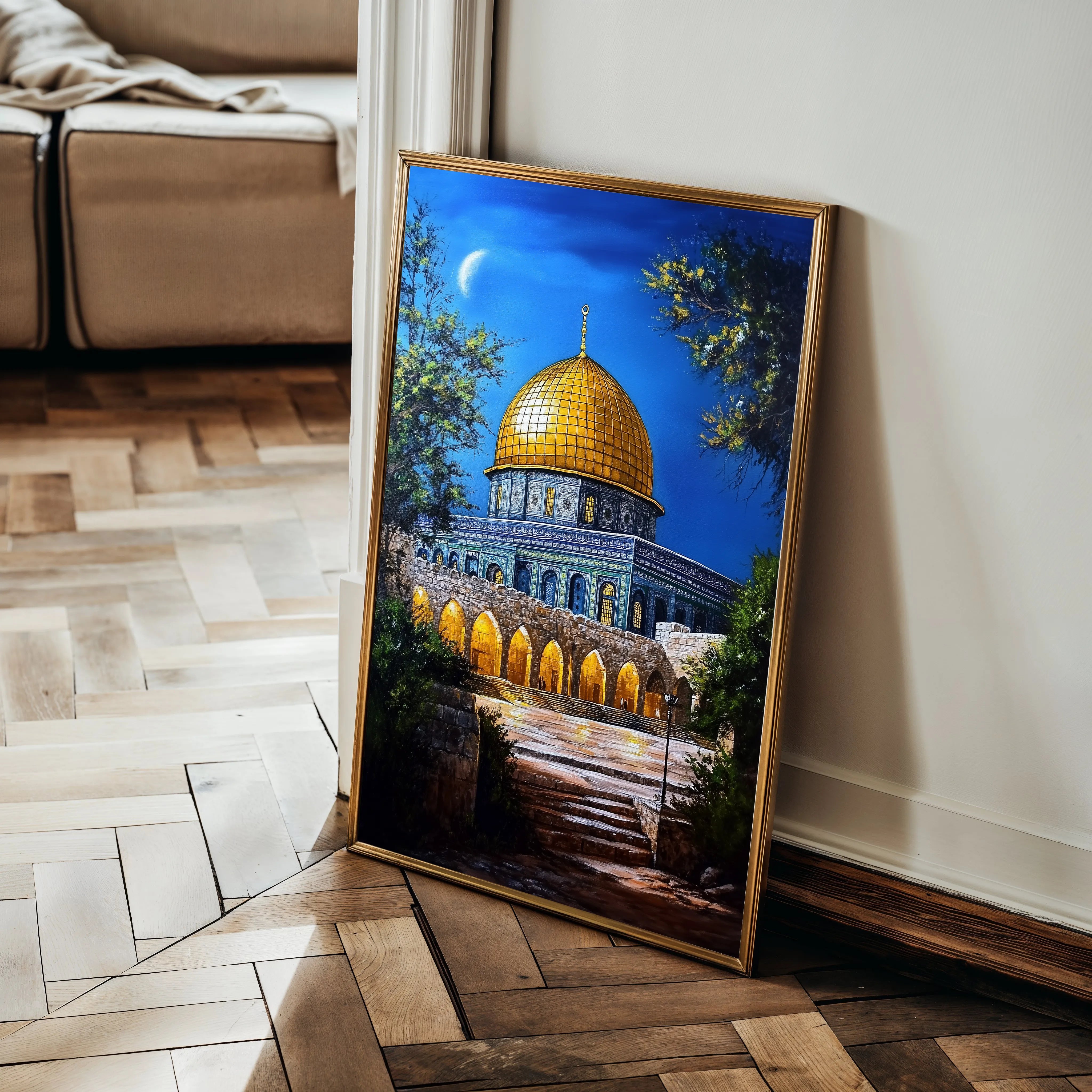 Palestine 048 Canvas Art 60 x 40 cm / Black