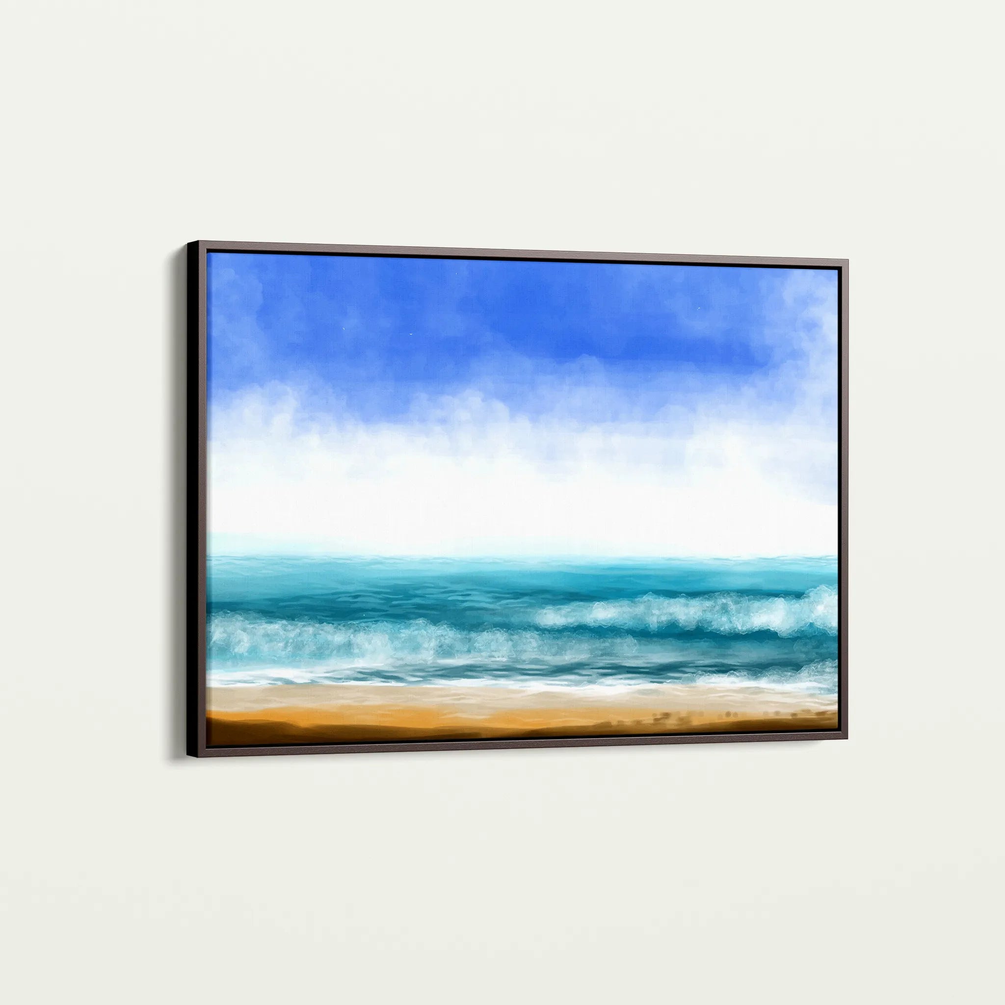 Landscape 049 Canvas Art 60 x 40 cm / Black
