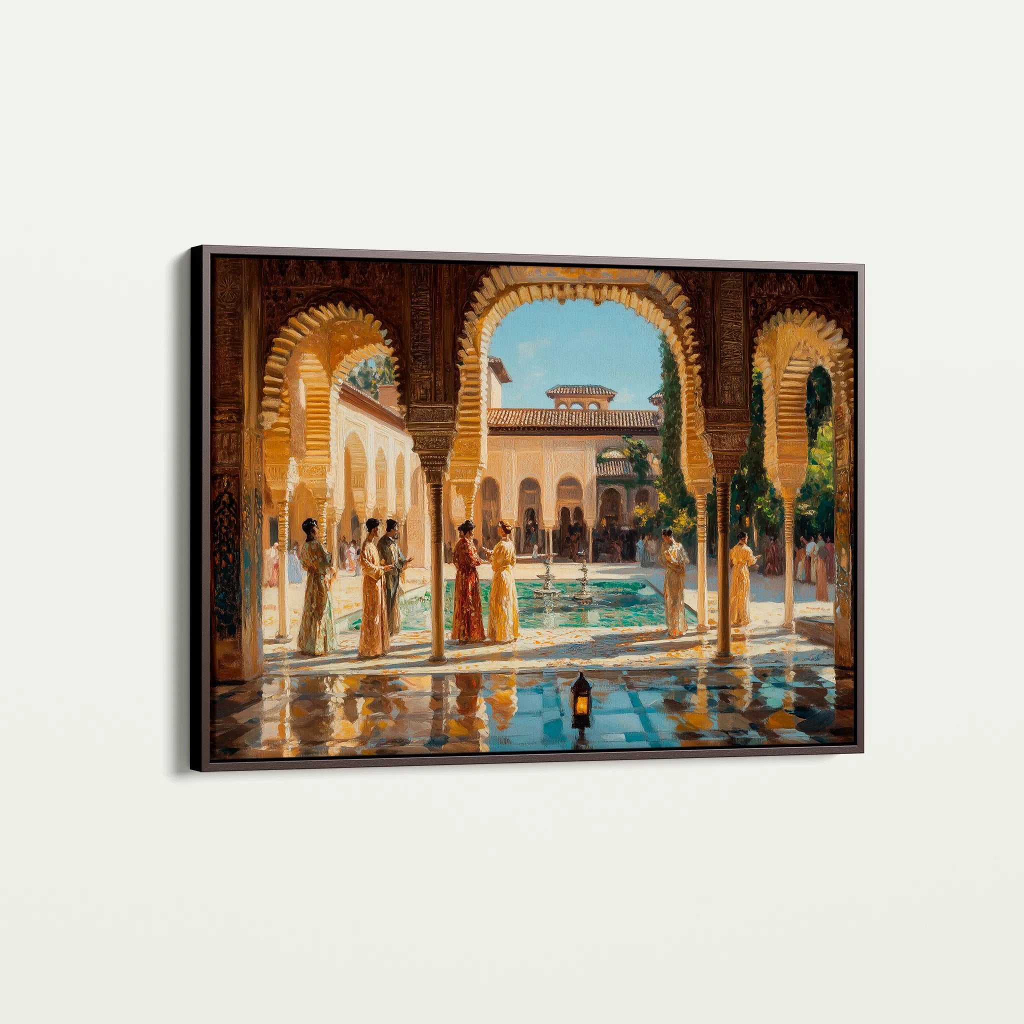 Orientalist 049 Canvas Art 60 x 40 cm / Black