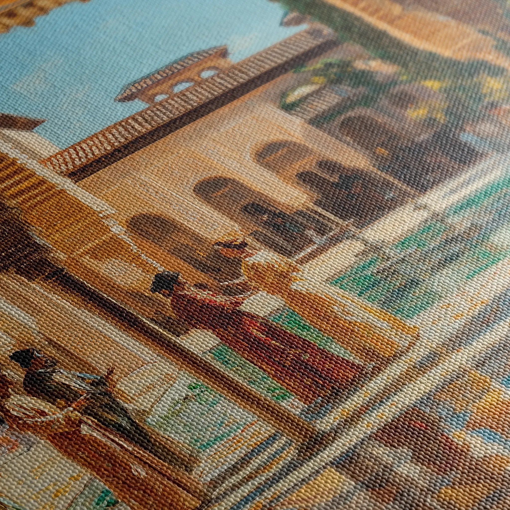 Orientalist 049 Canvas Art 60 x 40 cm / Black