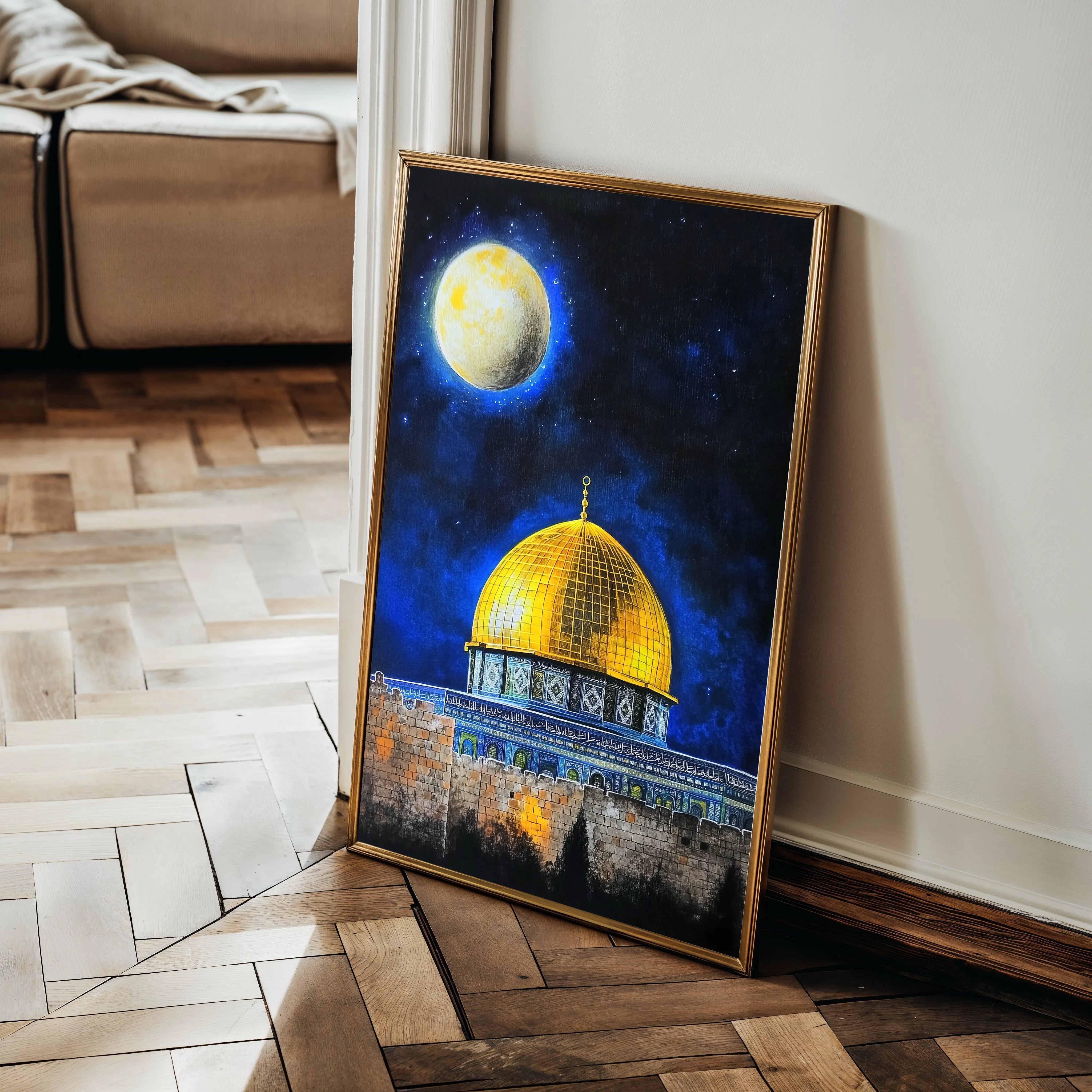 Palestine 049 Canvas Art 60 x 40 cm / Black