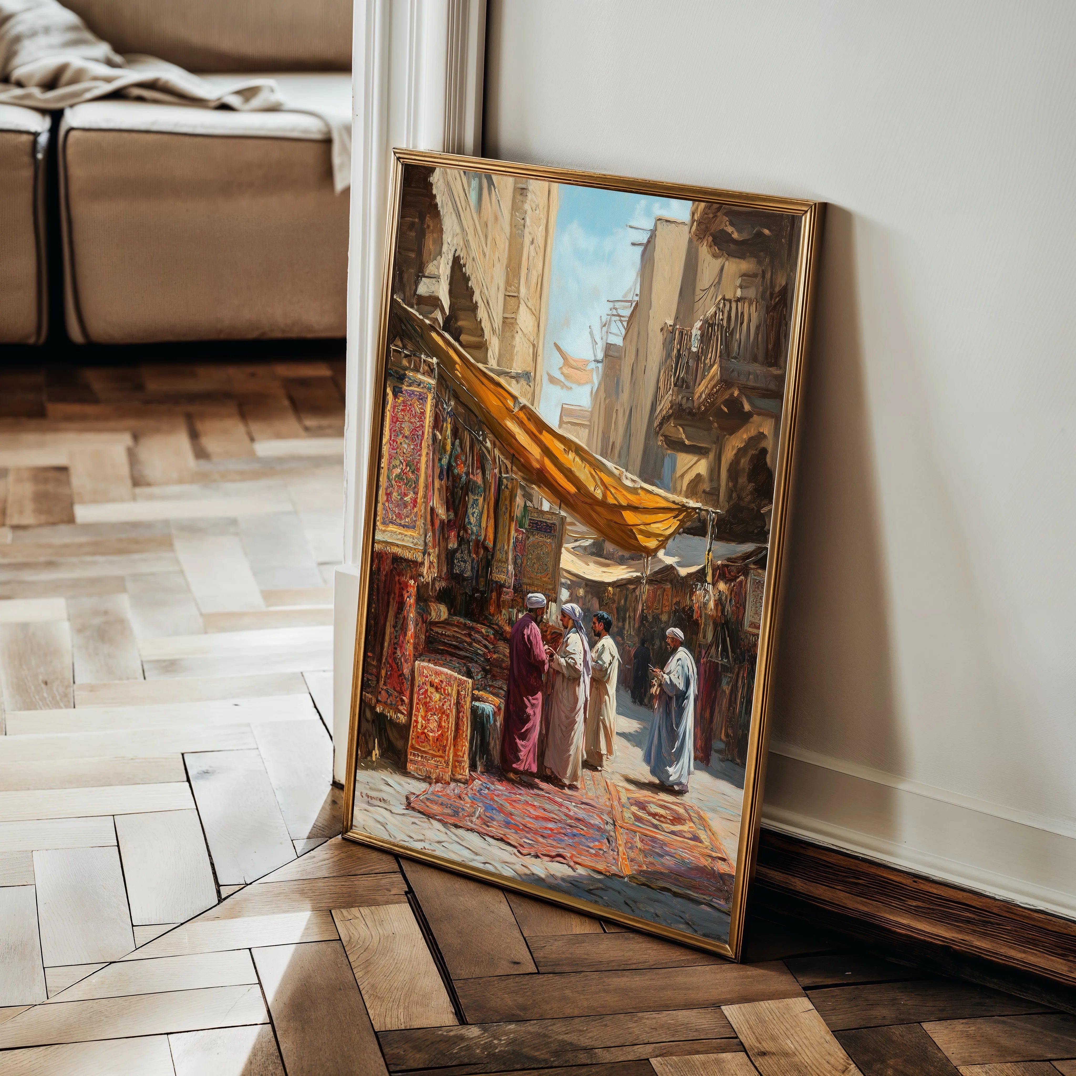 Orientalist 050 Canvas Art 60 x 40 cm / Black