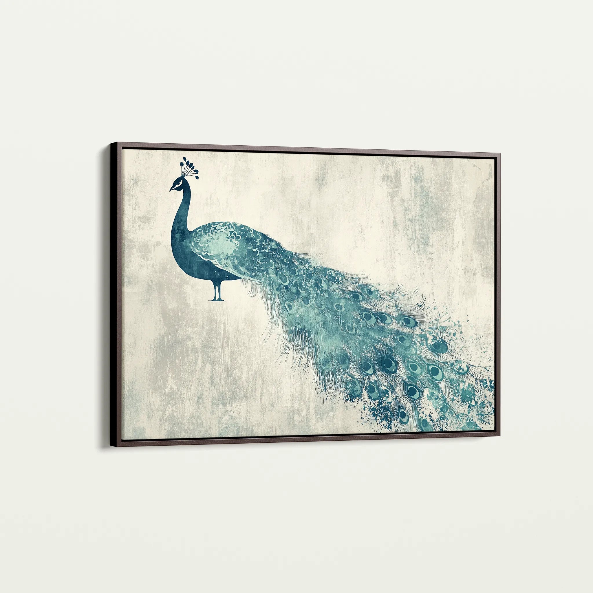 Animals 051 Canvas Art 60 x 40 cm / Black