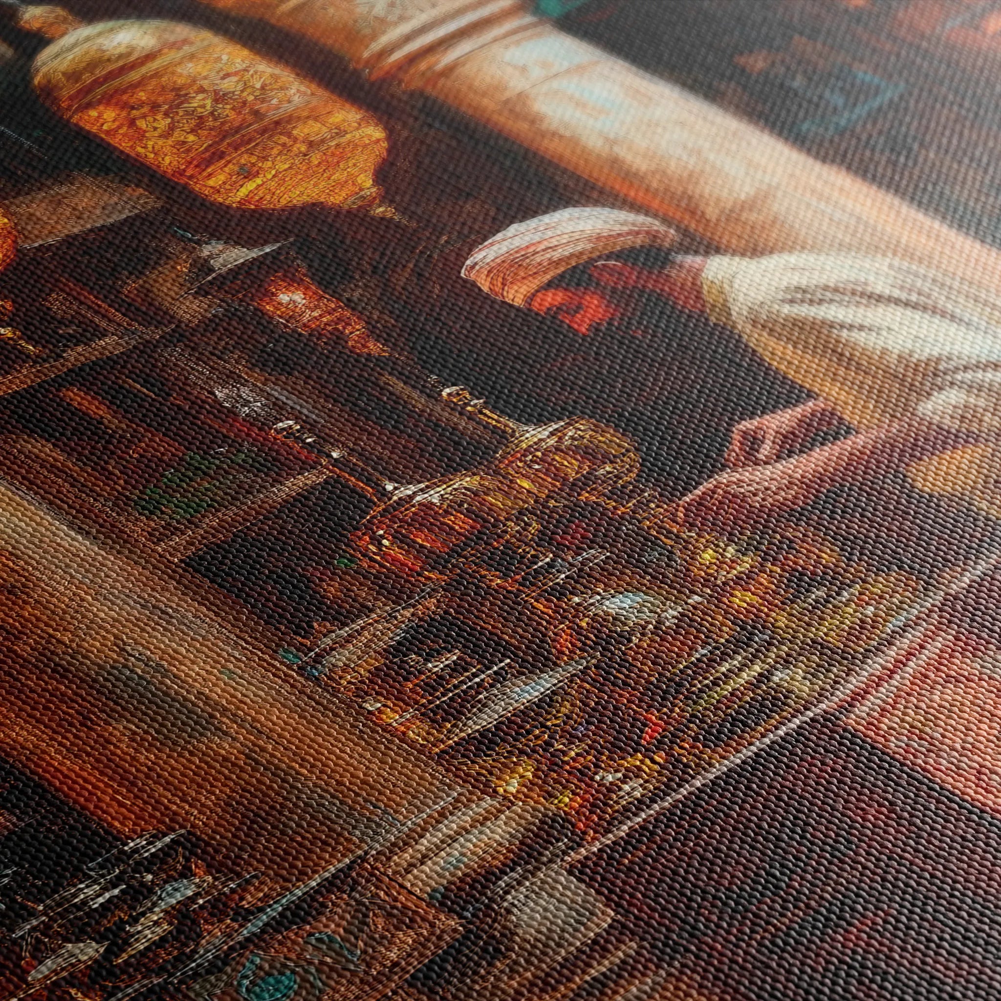 Orientalist 051 Canvas Art 60 x 40 cm / Black