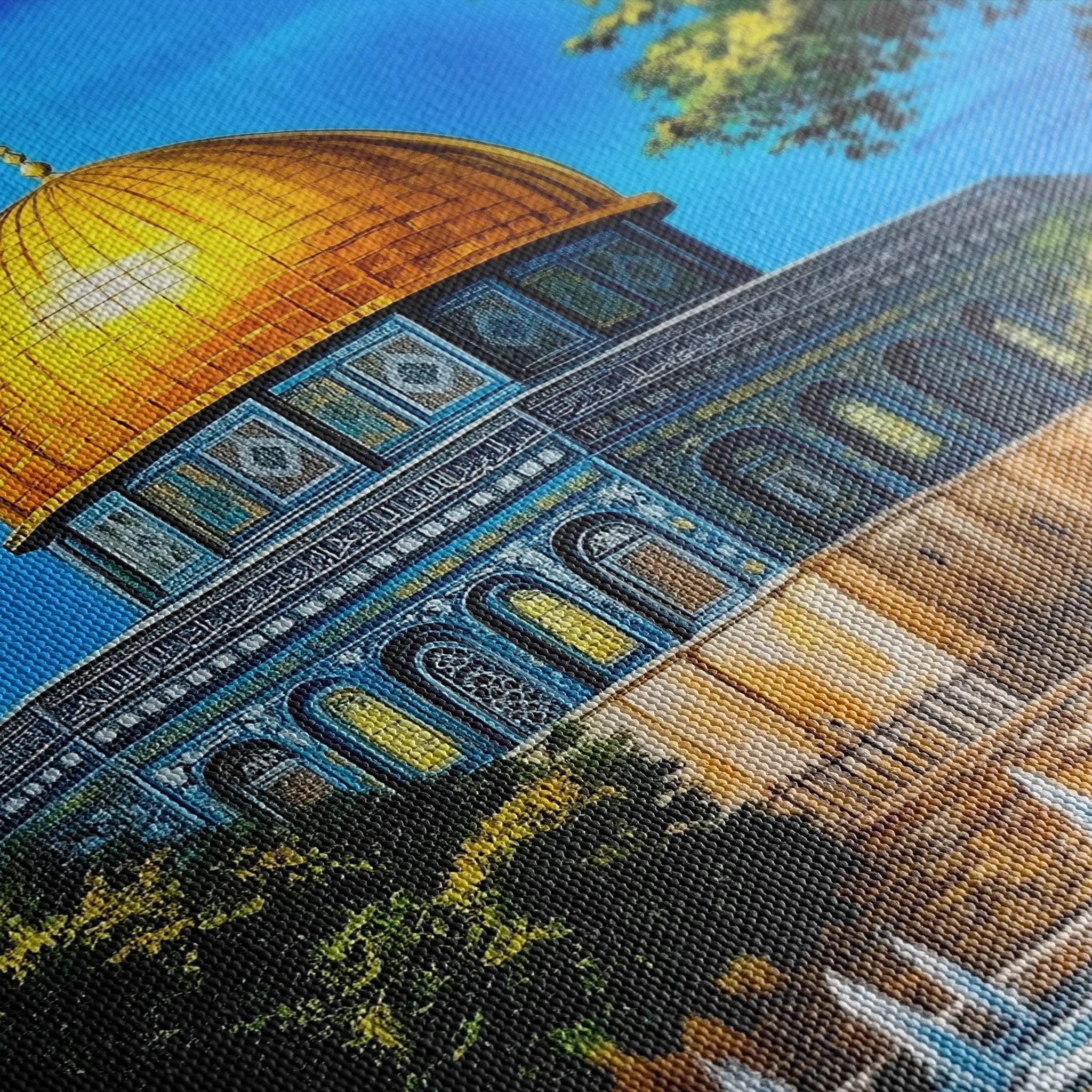 Palestine 051 Canvas Art 60 x 40 cm / Black