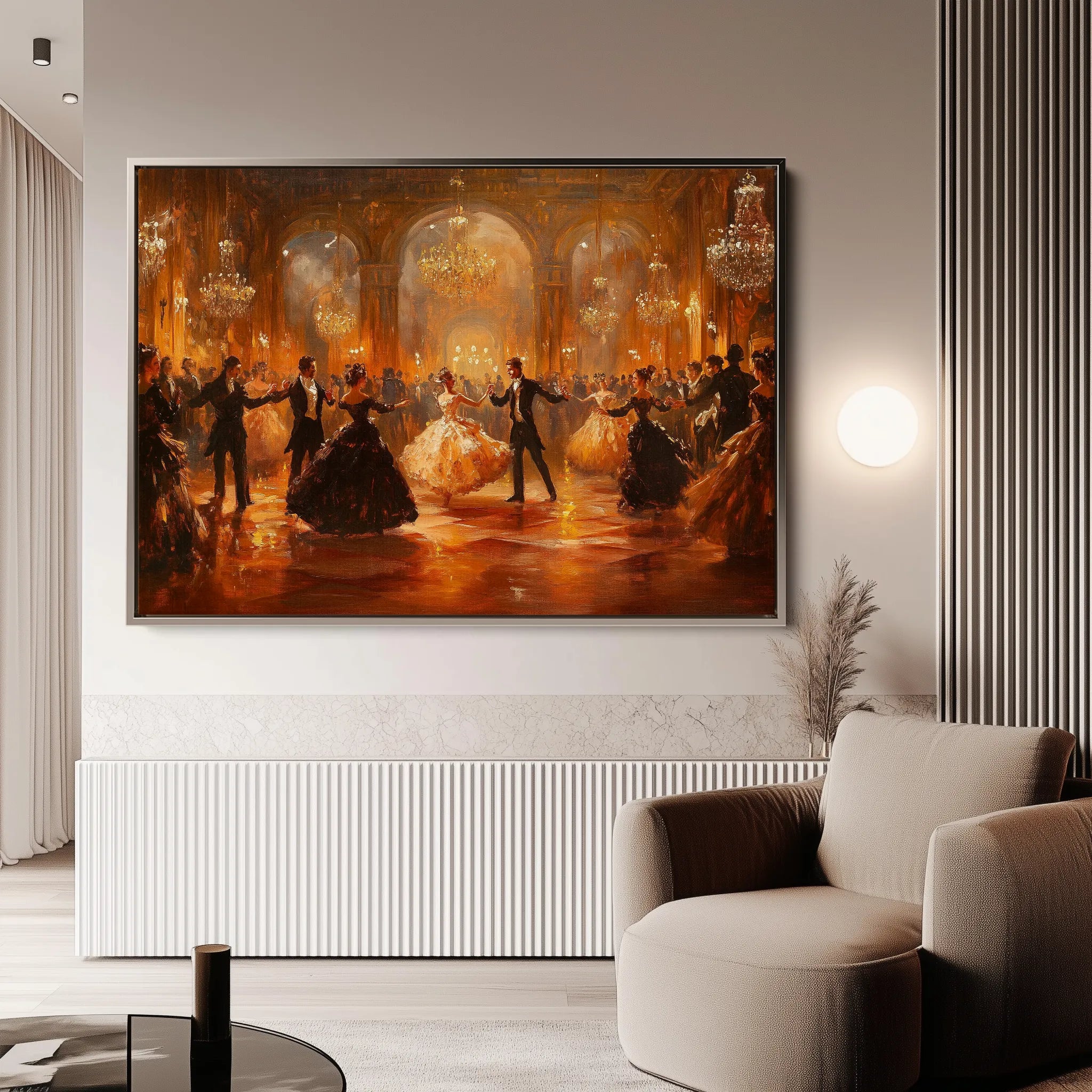 Classic 052 Canvas Art 60 x 40 cm / Black