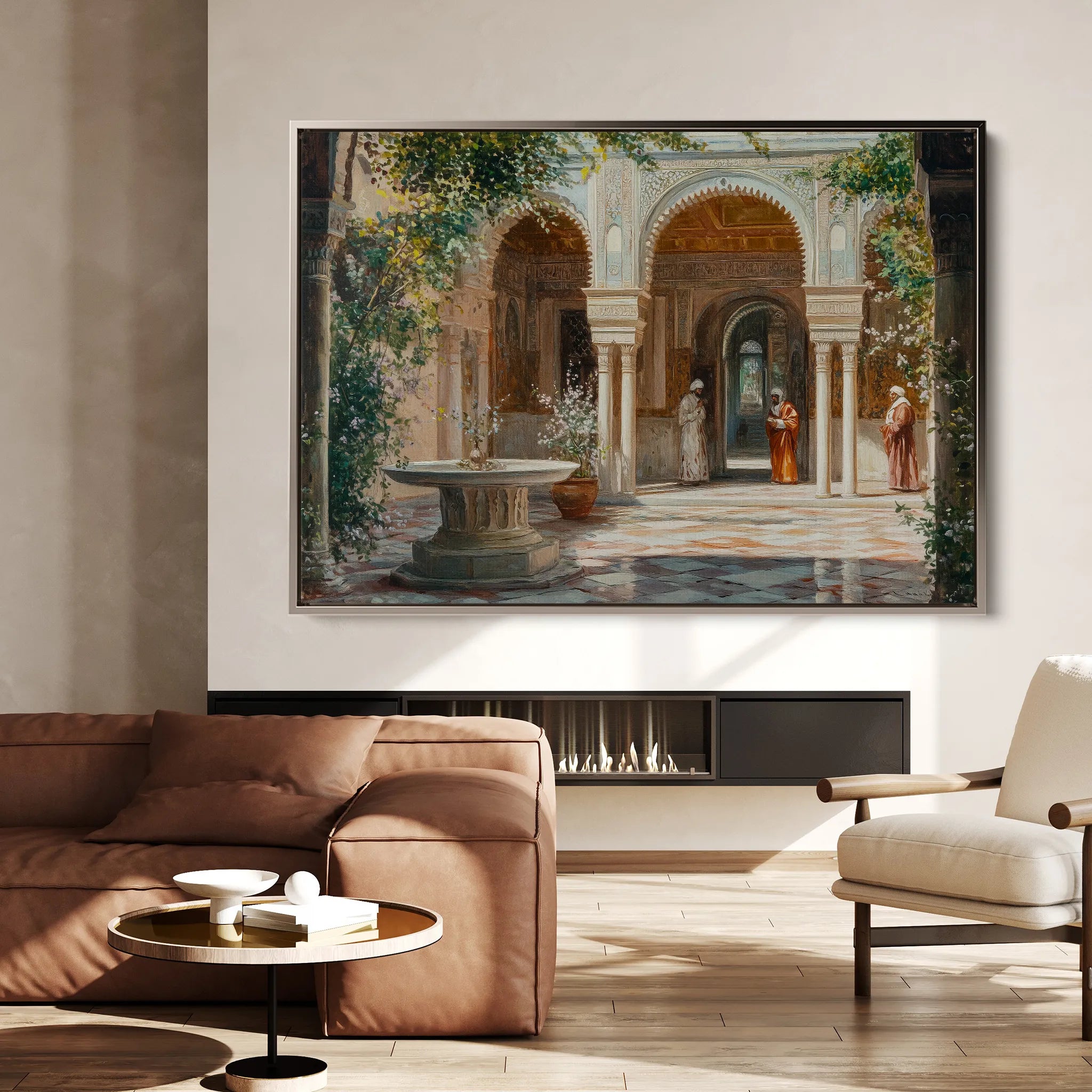 Orientalist 052 Canvas Art 60 x 40 cm / Black