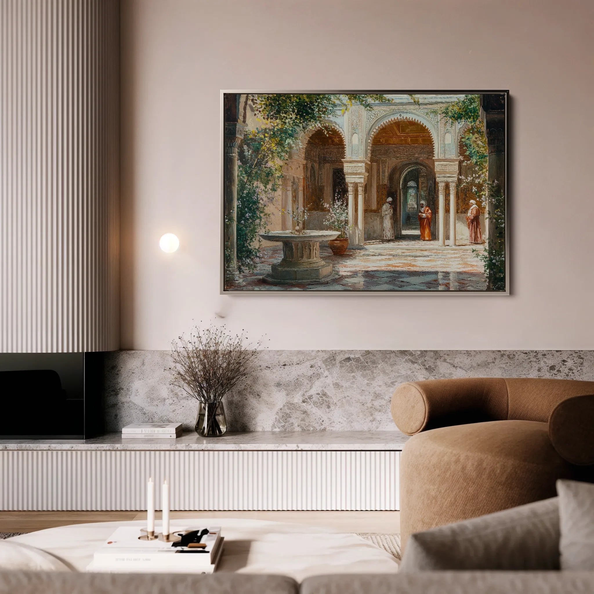 Orientalist 052 Canvas Art 60 x 40 cm / Black