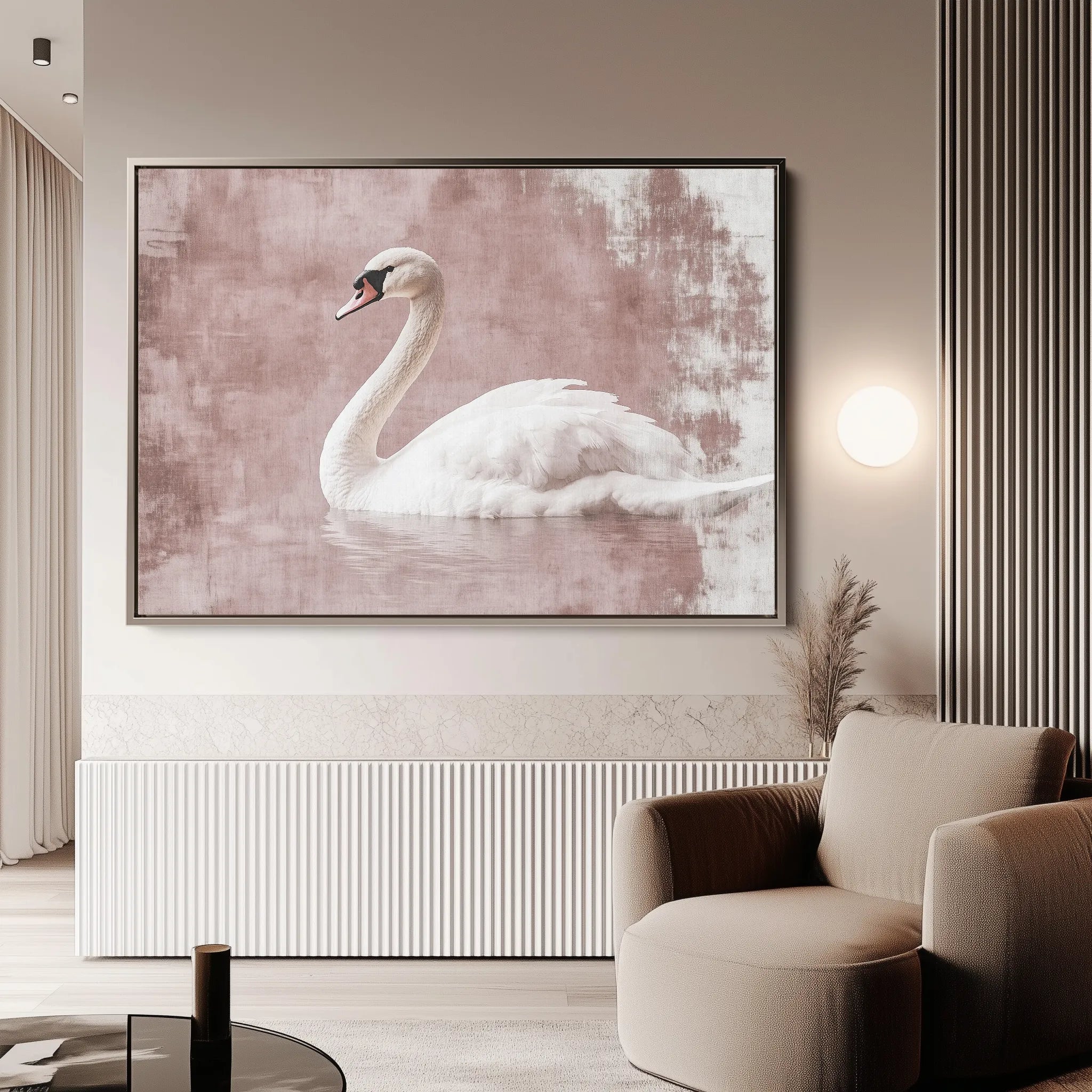 Animals 053 Canvas Art 60 x 40 cm / Black