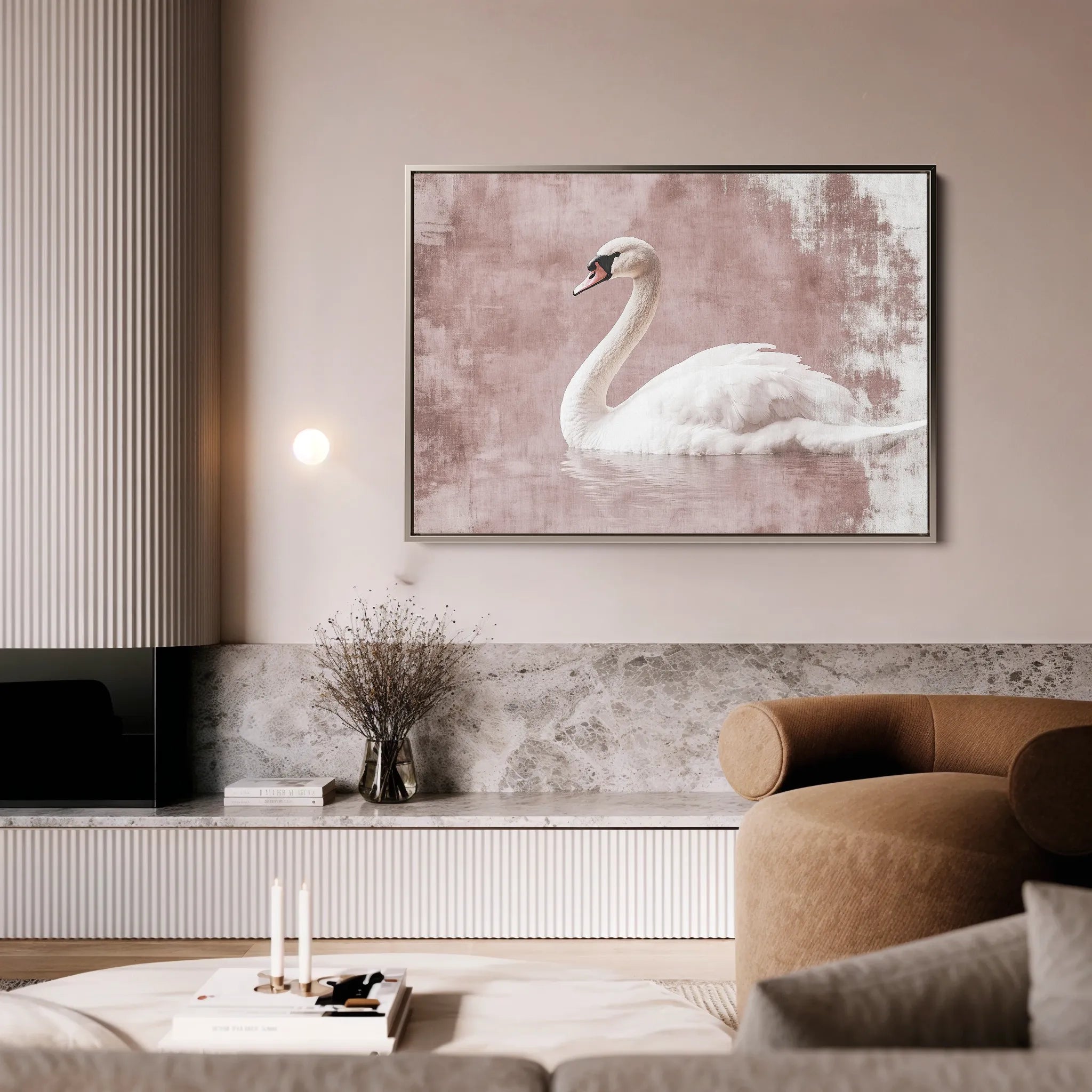 Animals 053 Canvas Art 60 x 40 cm / Black