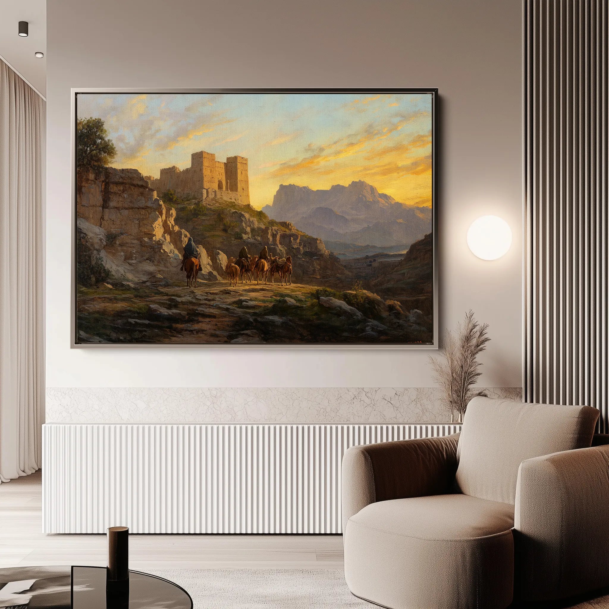 Orientalist 053 Canvas Art 60 x 40 cm / Black
