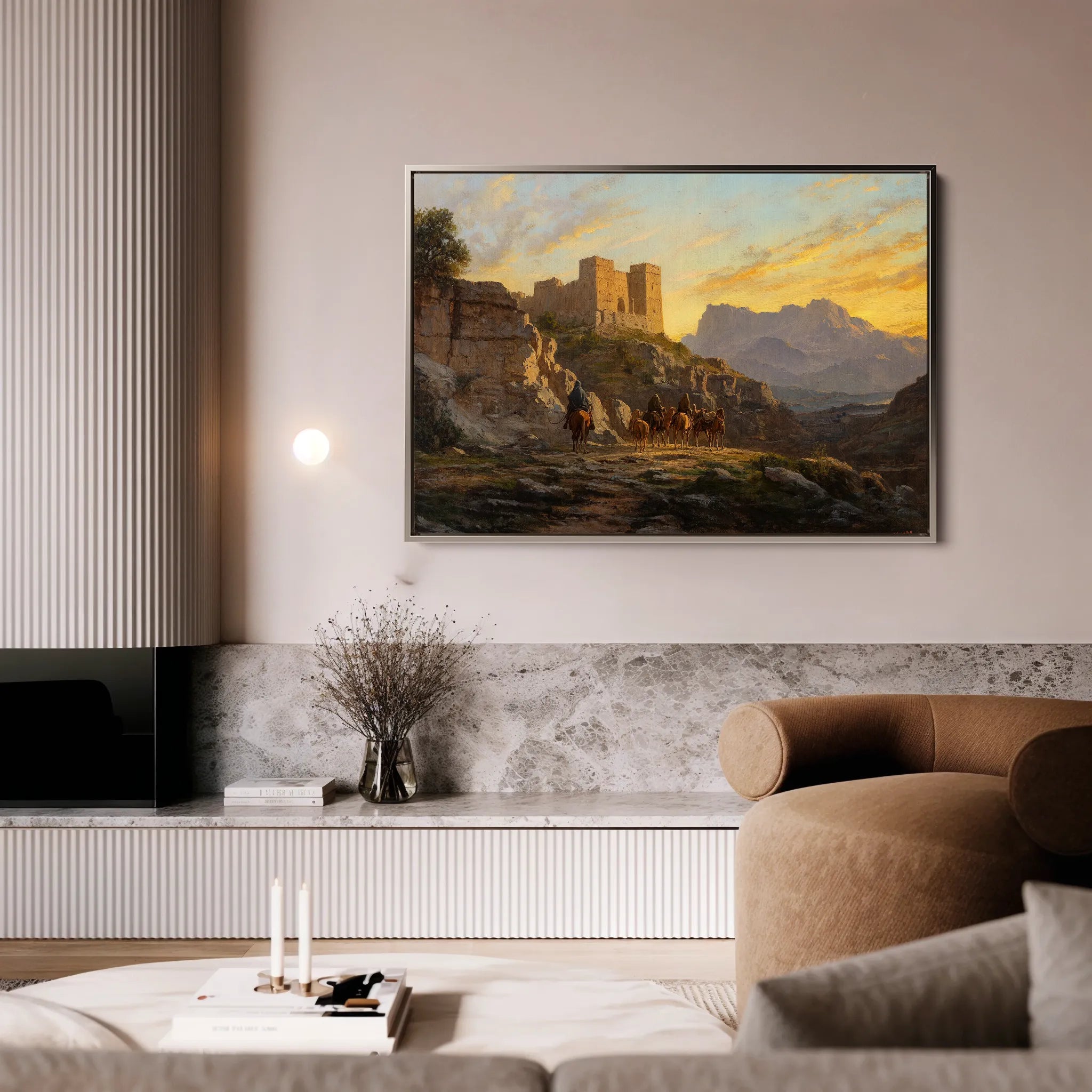 Orientalist 053 Canvas Art 60 x 40 cm / Black