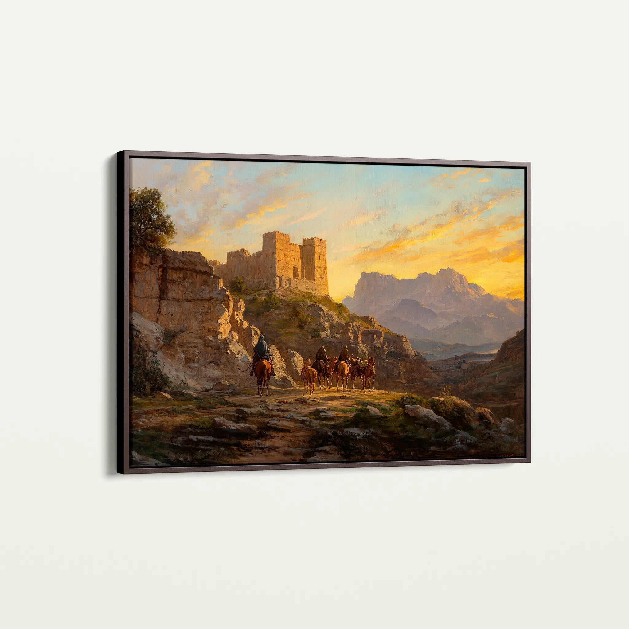 Orientalist 053 Canvas Art 60 x 40 cm / Black