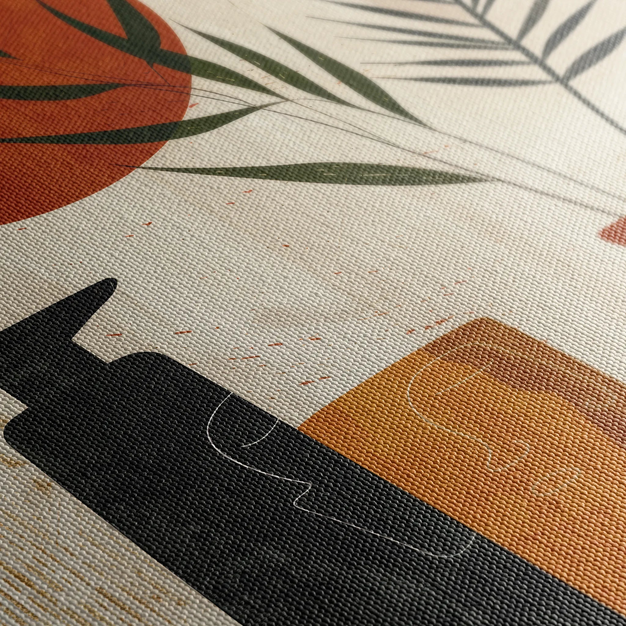 Boho 054 Canvas Art 60 x 40 cm / Black