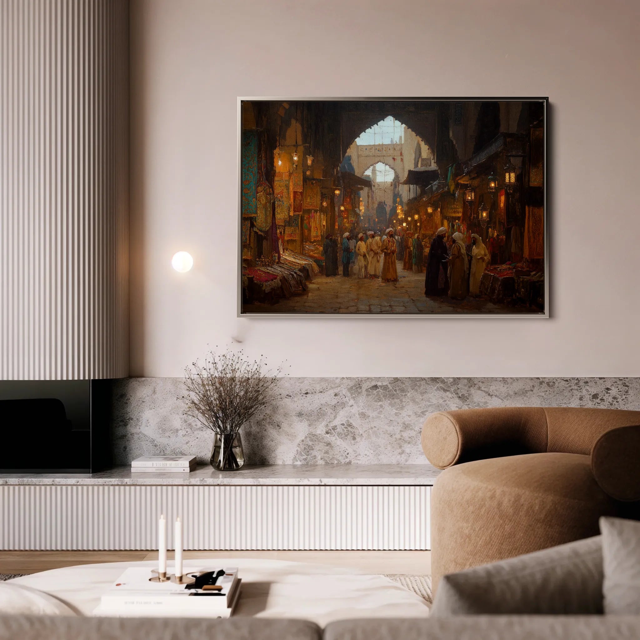 Orientalist 054 Canvas Art 60 x 40 cm / Black