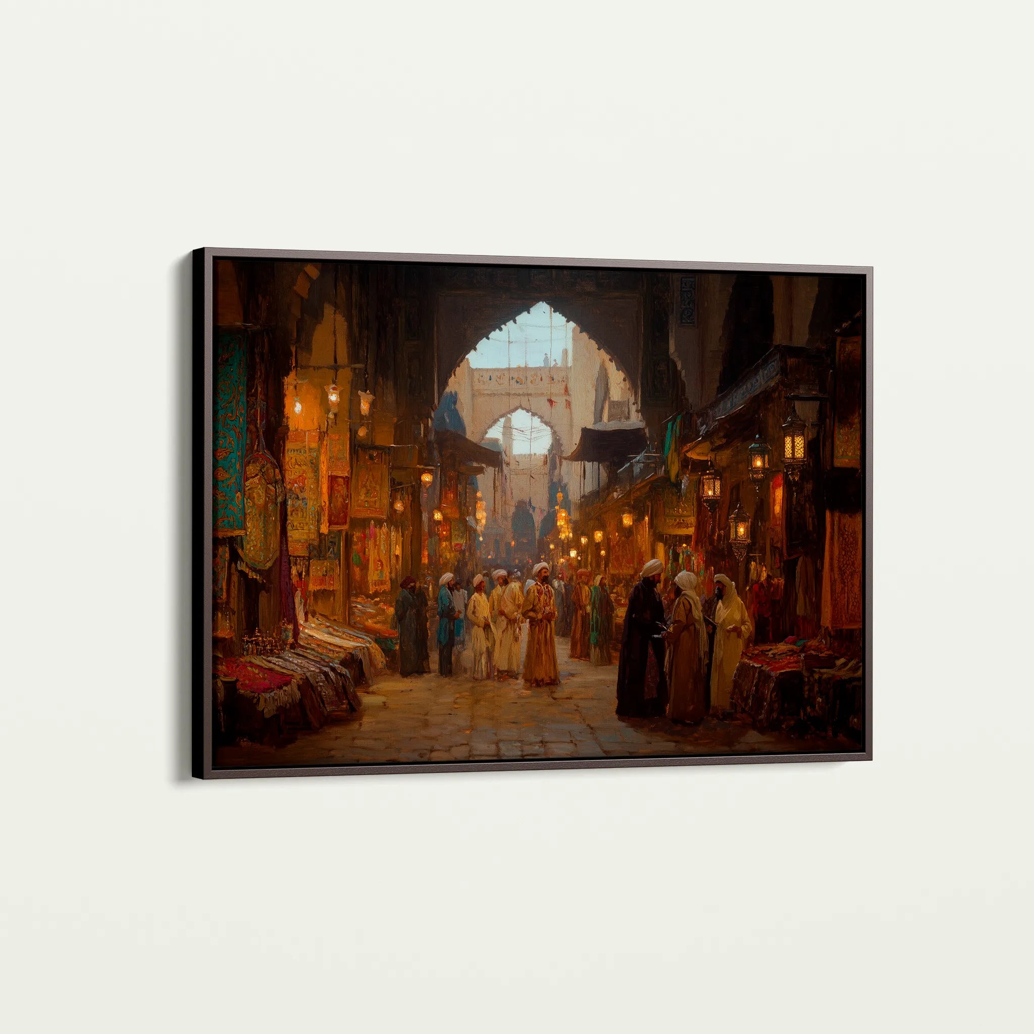 Orientalist 054 Canvas Art 60 x 40 cm / Black