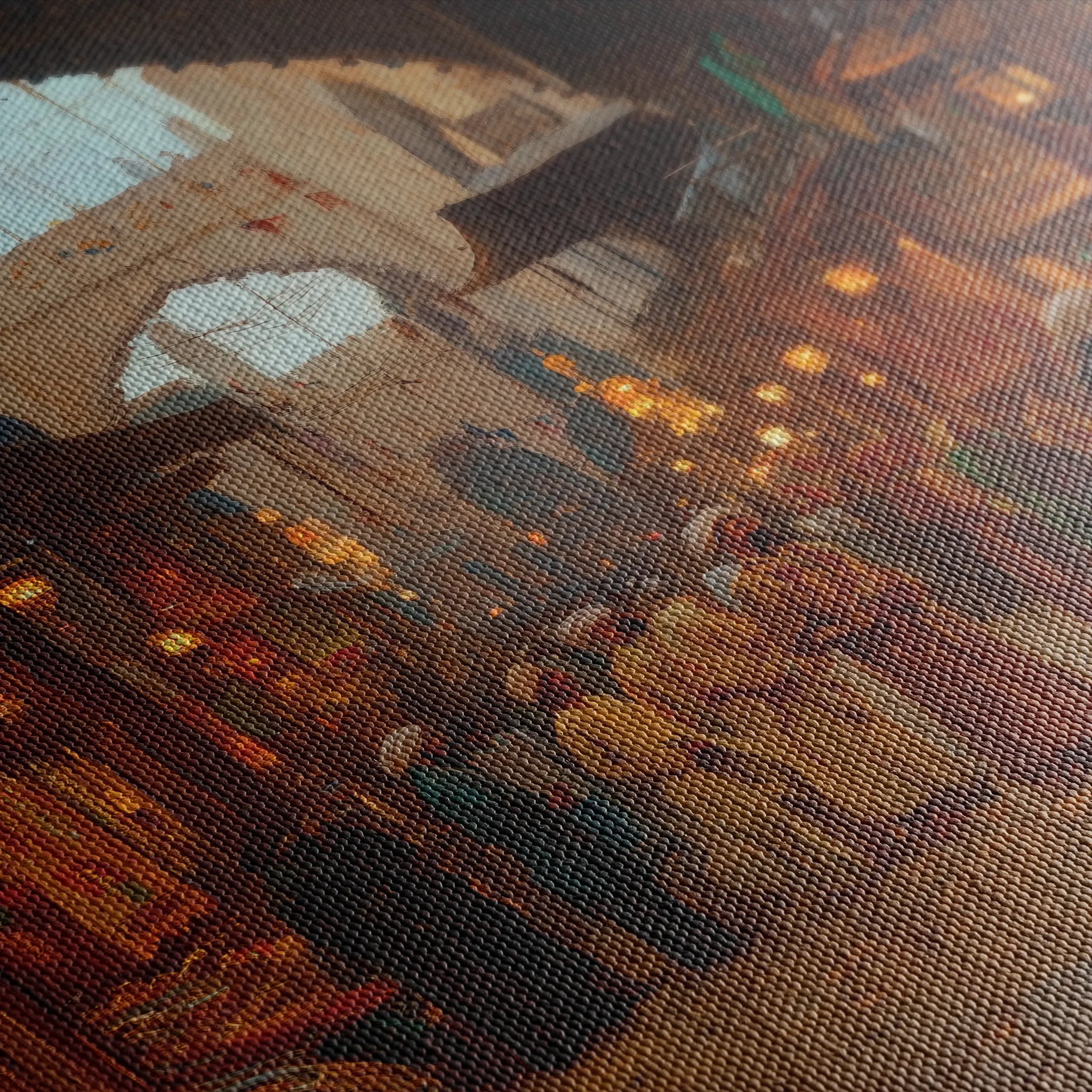 Orientalist 054 Canvas Art 60 x 40 cm / Black