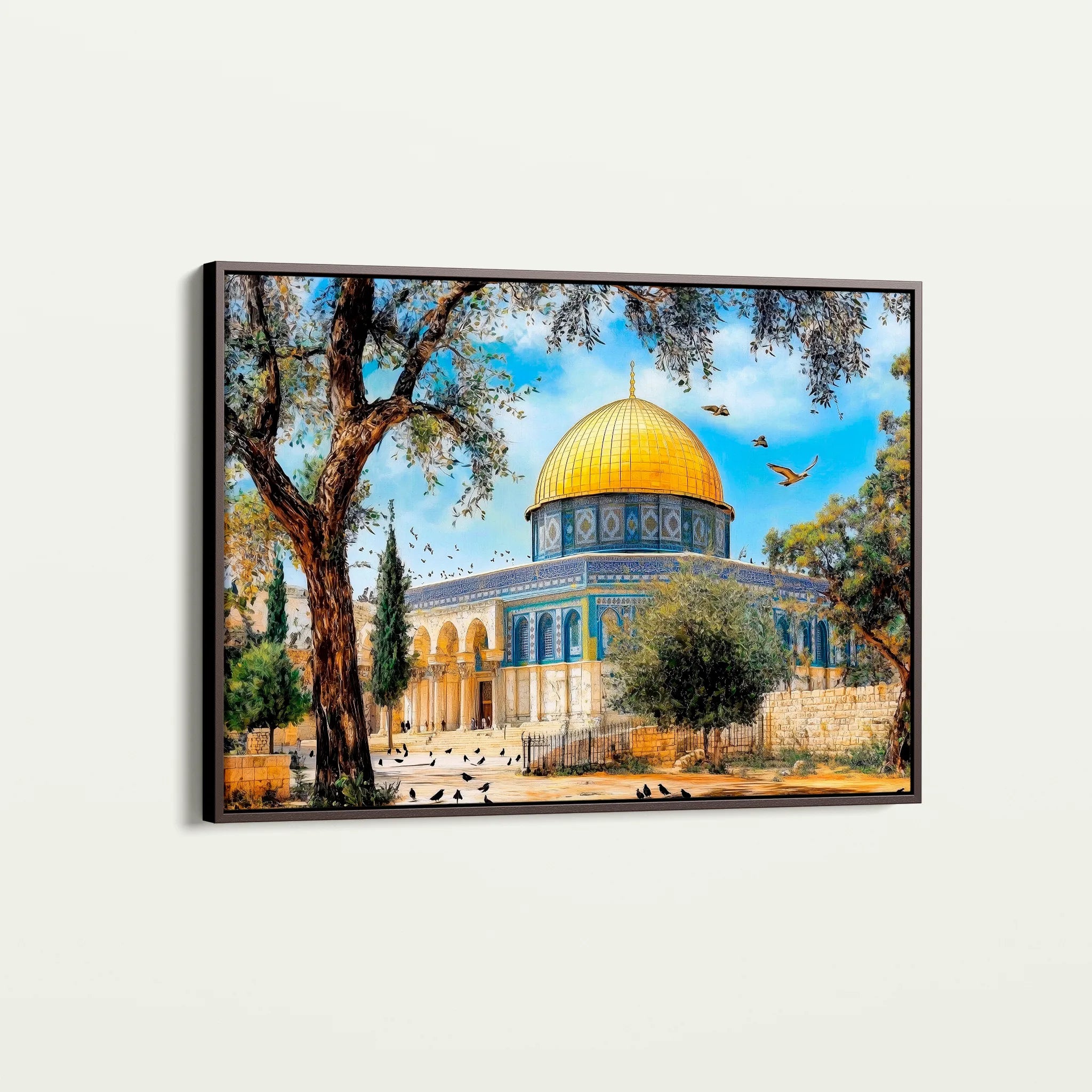 Palestine 054 Canvas Art 60 x 40 cm / Black