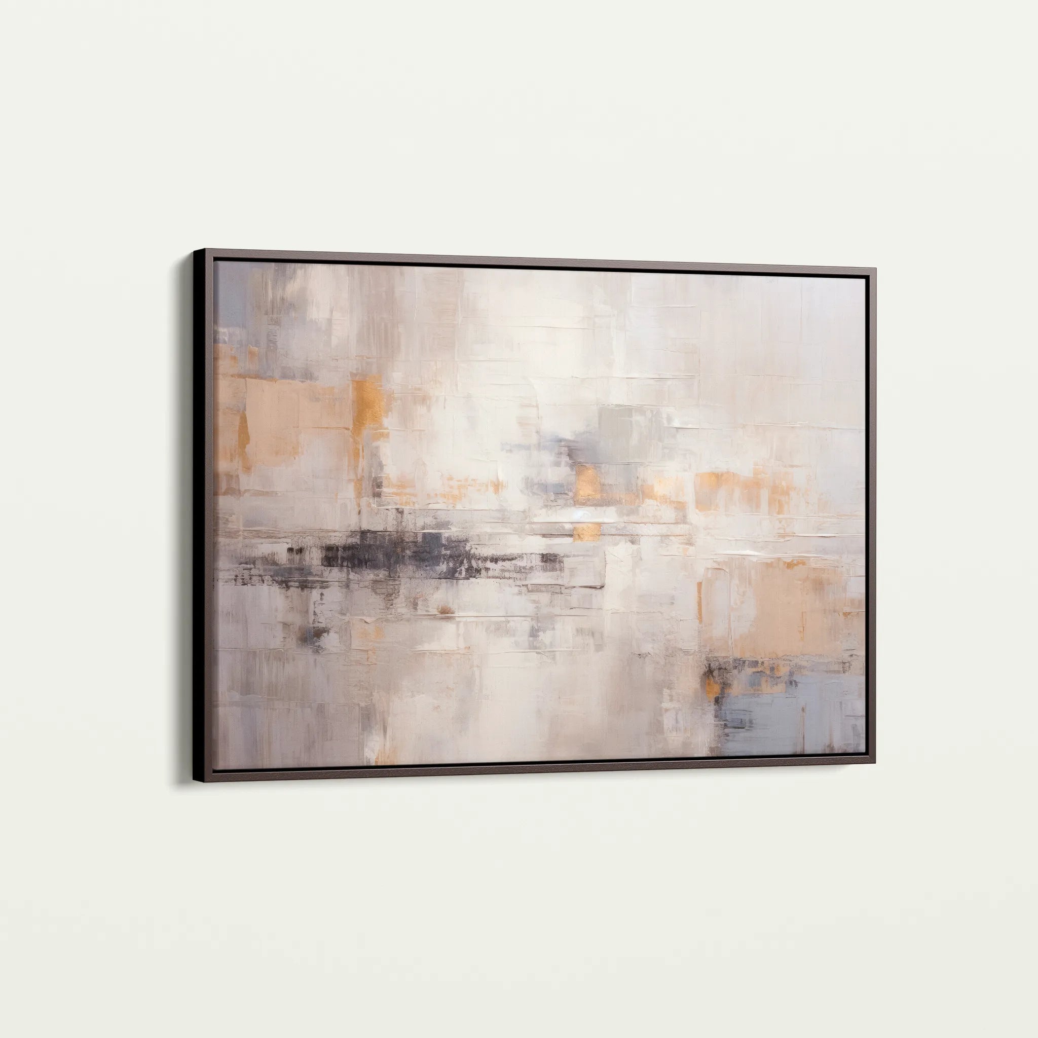 Abstract 055 Canvas Art 60 x 40 cm / Black