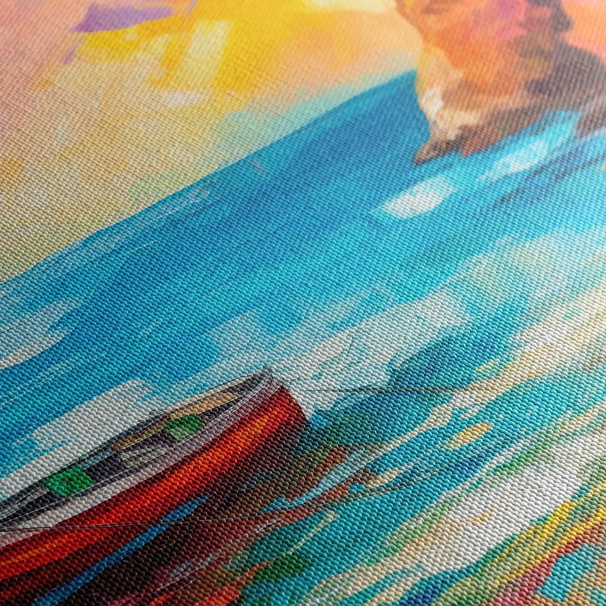 Landscape 055 Canvas Art 60 x 40 cm / Black