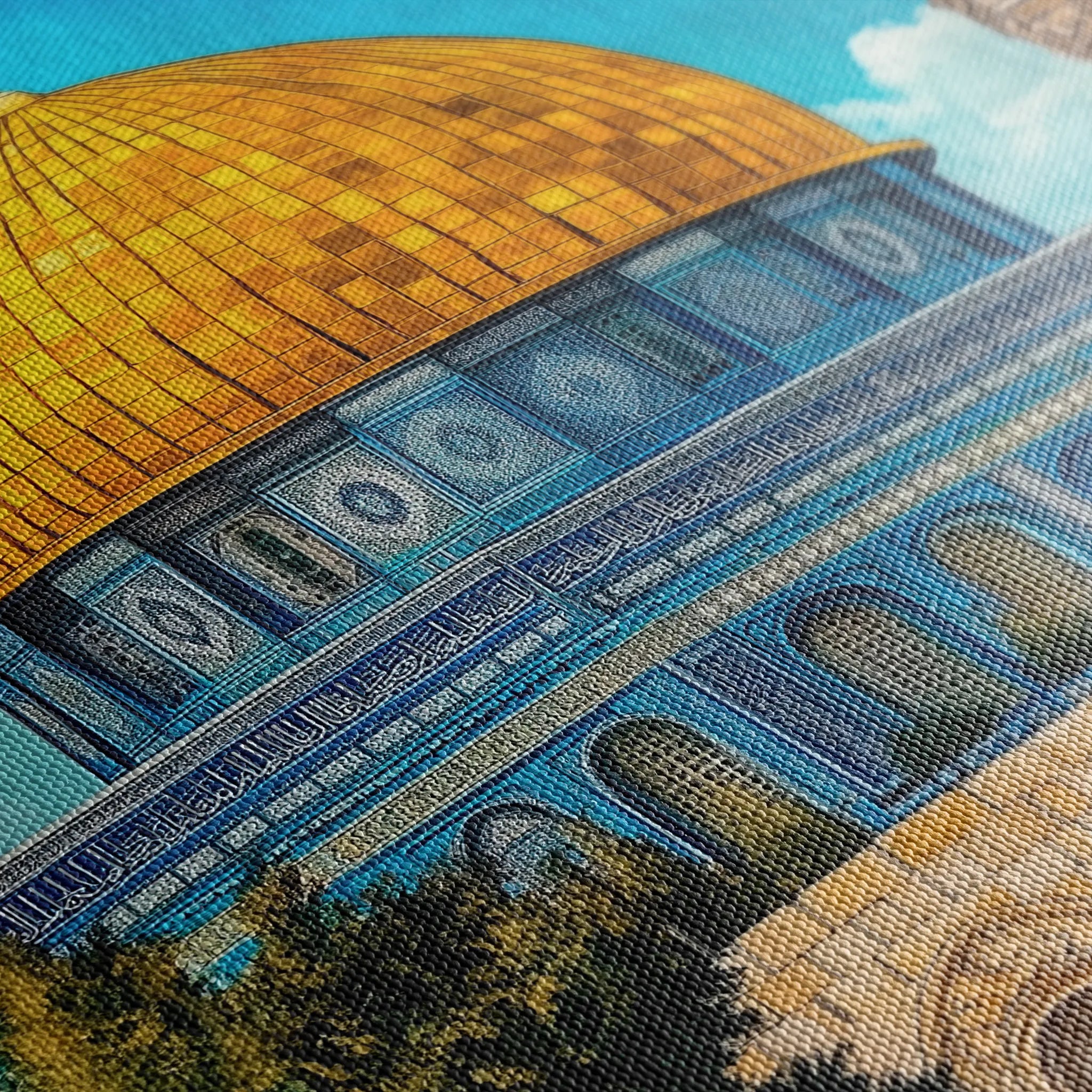 Palestine 055 Canvas Art 60 x 40 cm / Black