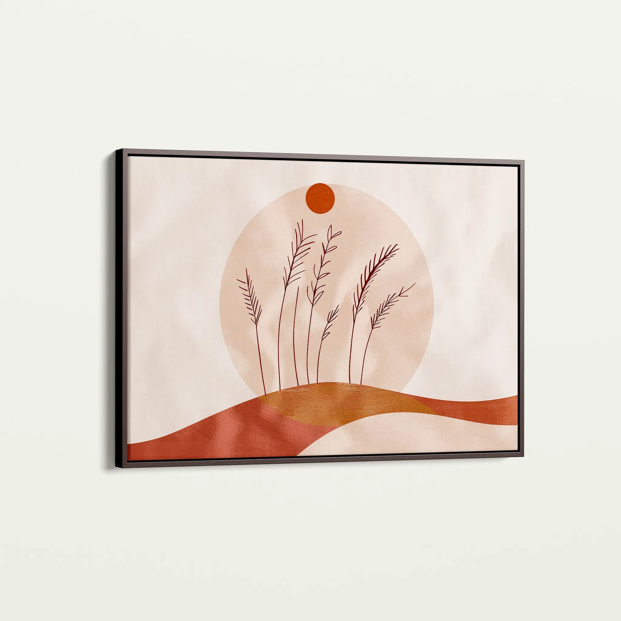 Boho 056 Canvas Art 60 x 40 cm / Black