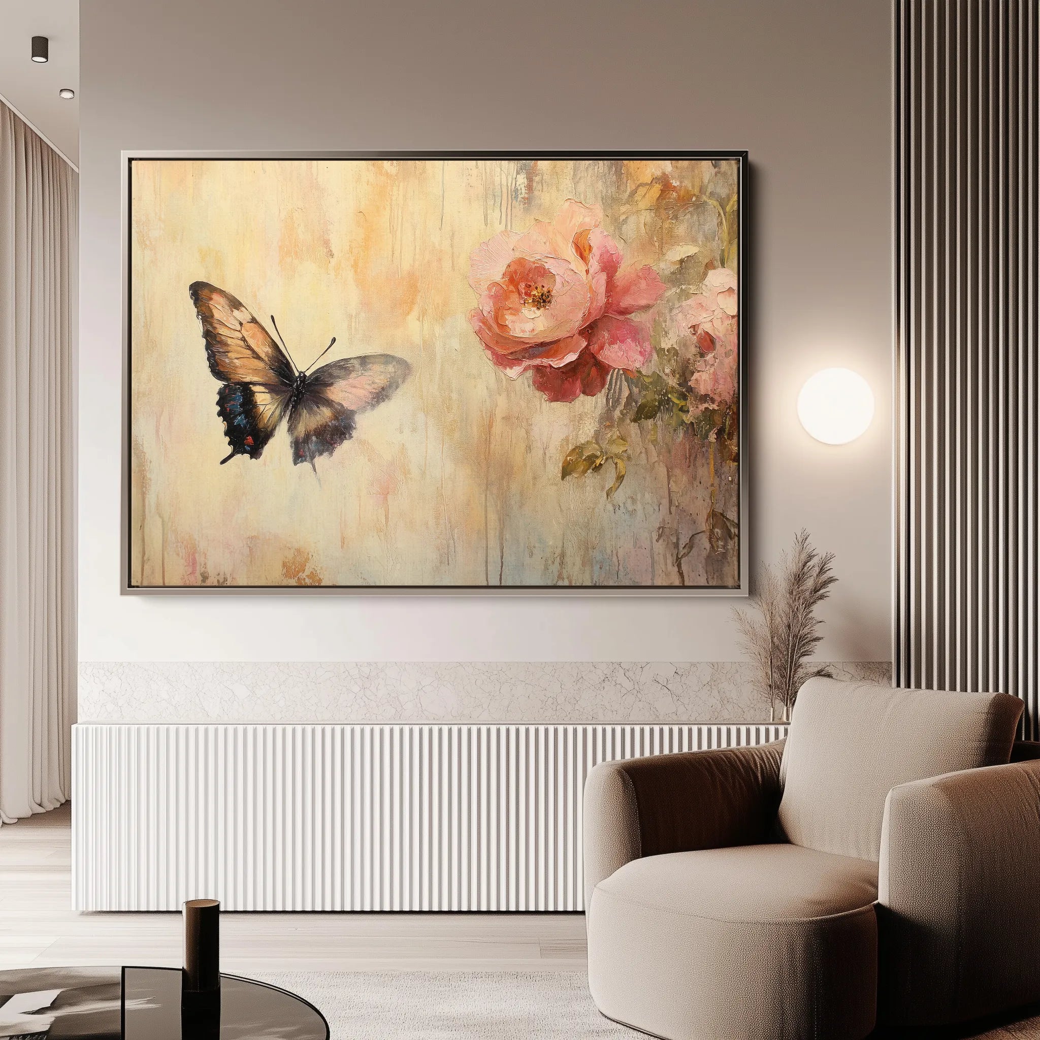 Animals 057 Canvas Art 60 x 40 cm / Black