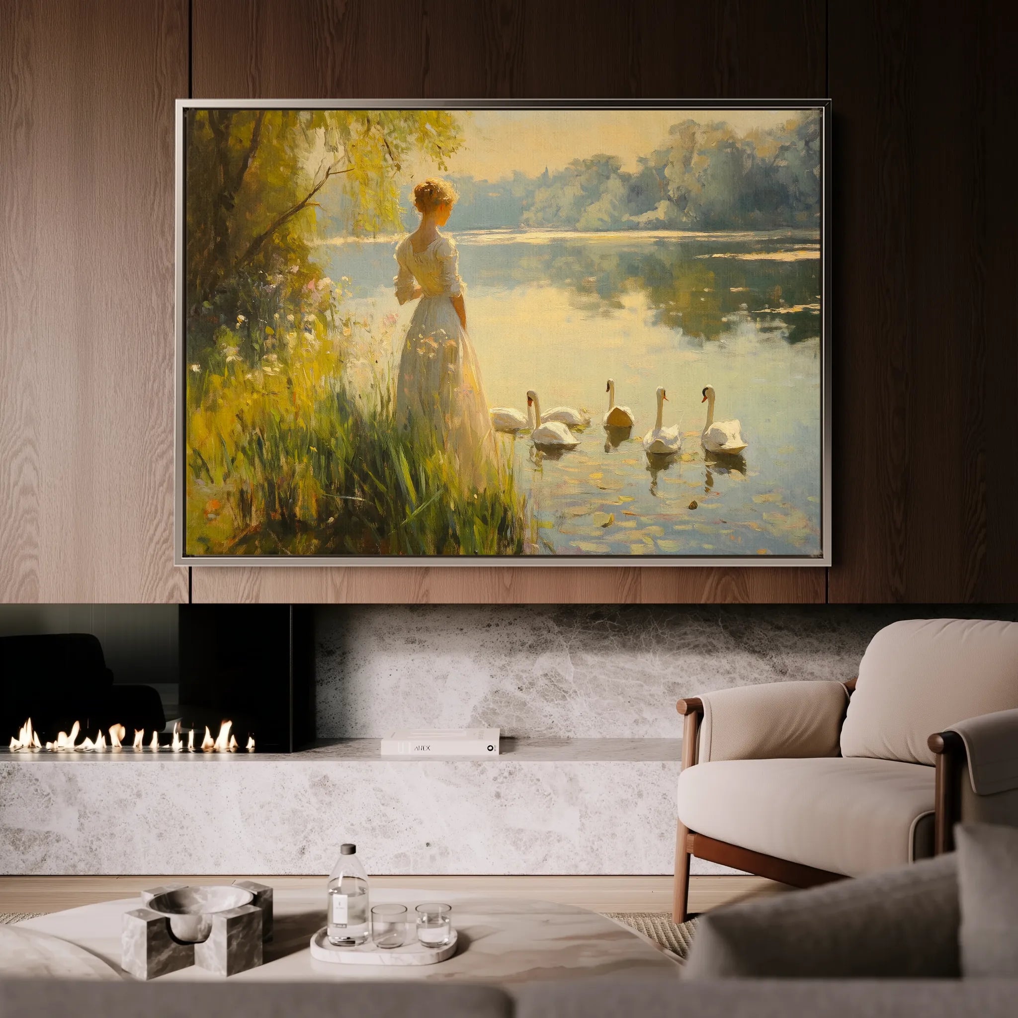 Classic 057 Canvas Art 60 x 40 cm / Black