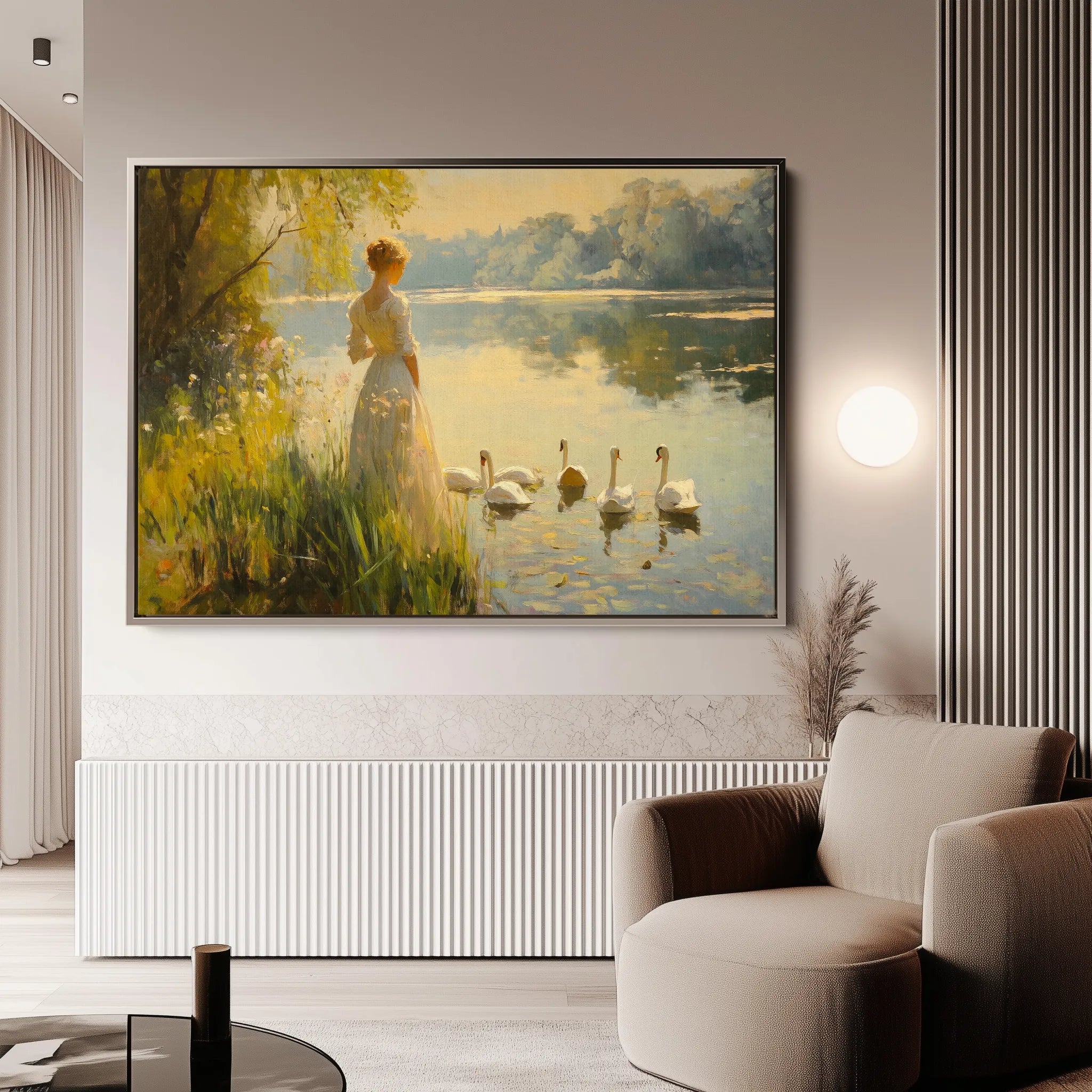 Classic 057 Canvas Art 60 x 40 cm / Black
